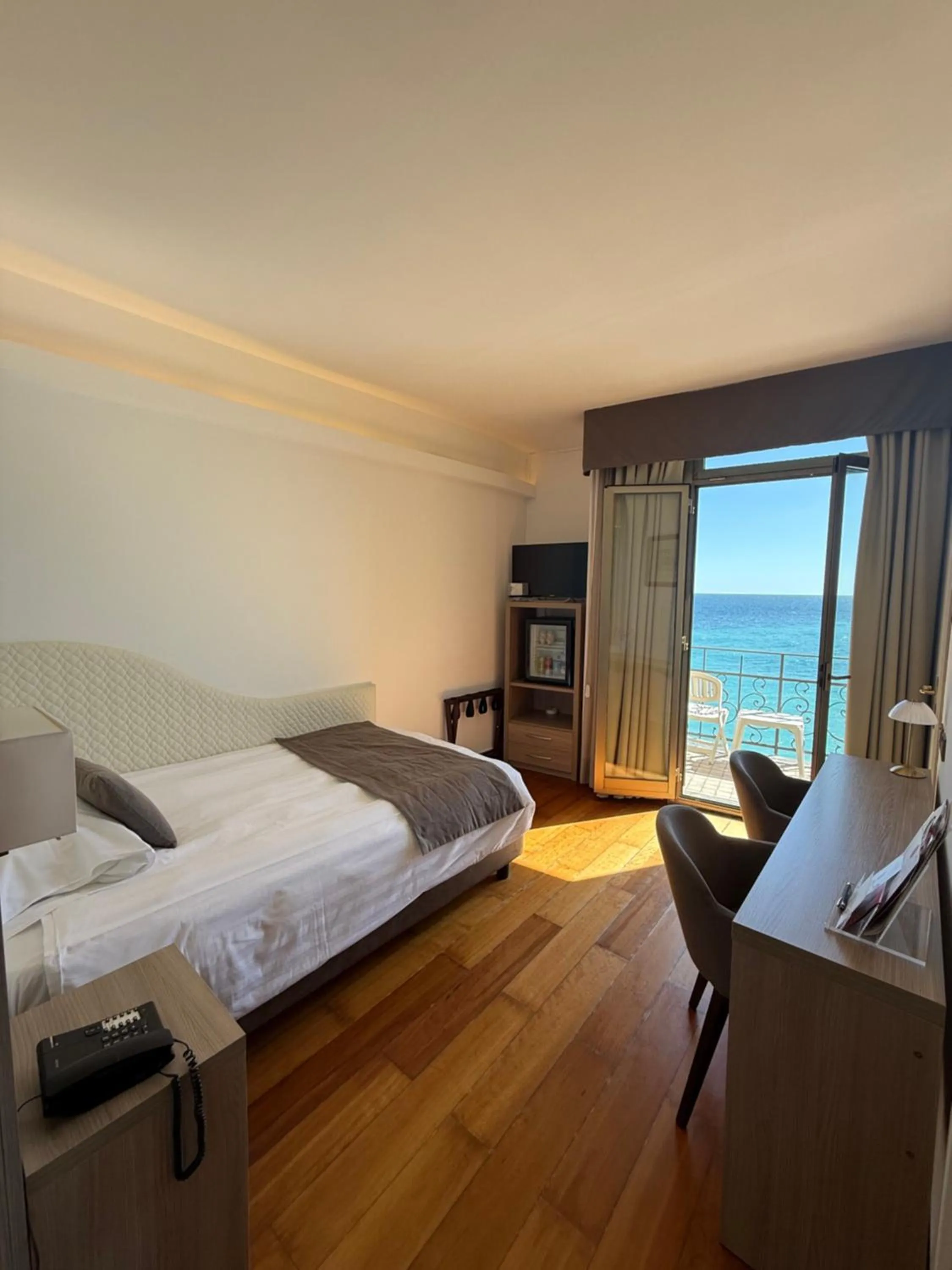 Bed in Hotel Parigi & Spa