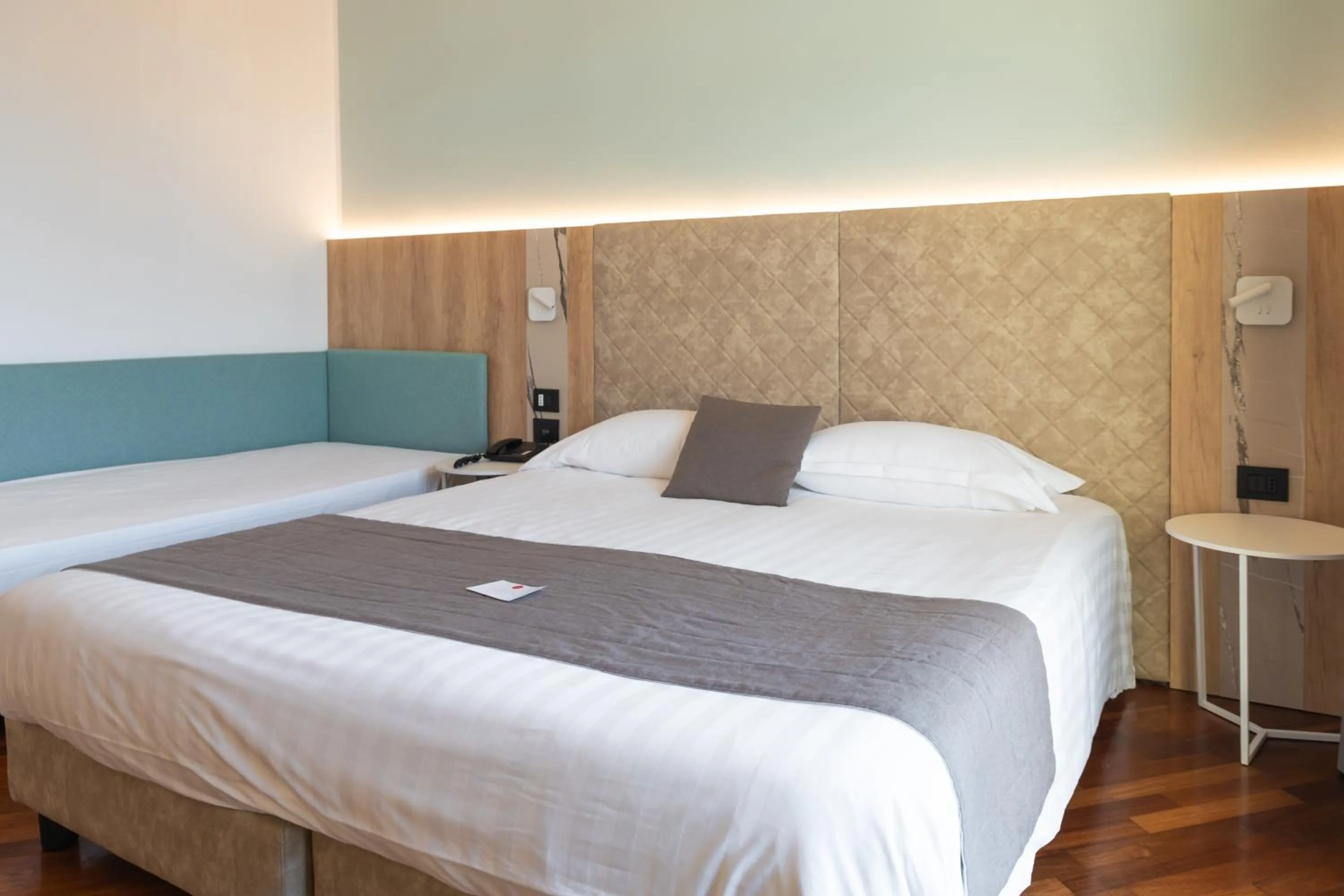 Bed in Hotel Parigi & Spa