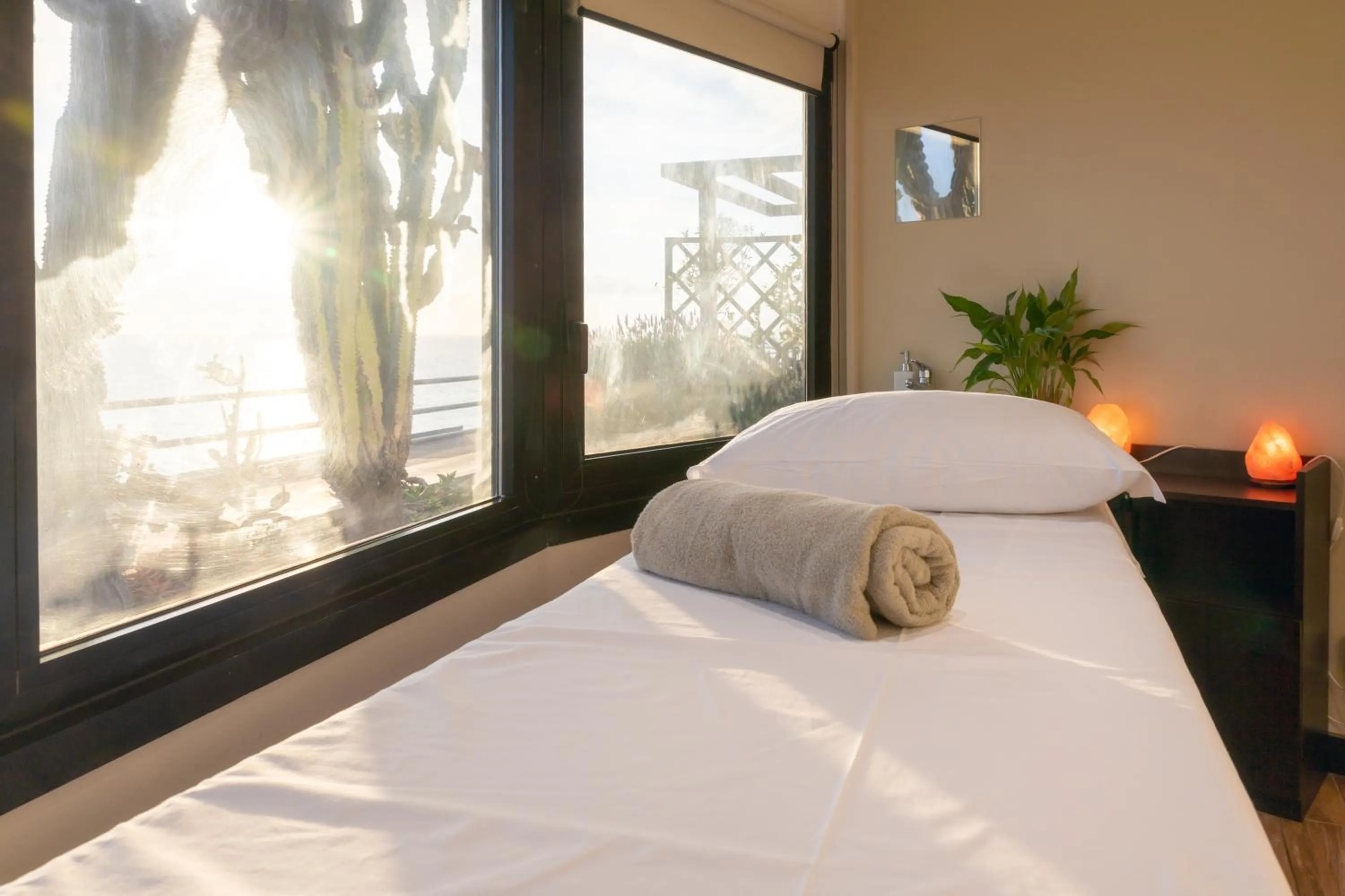 Bed in Hotel Parigi & Spa