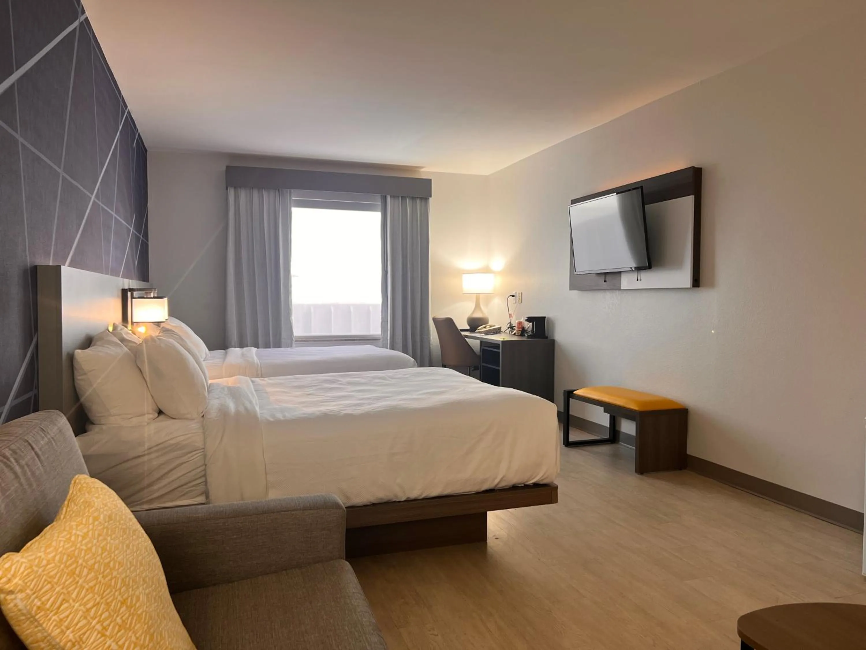 Bedroom, Bed in Comfort Suites Louisville Airport