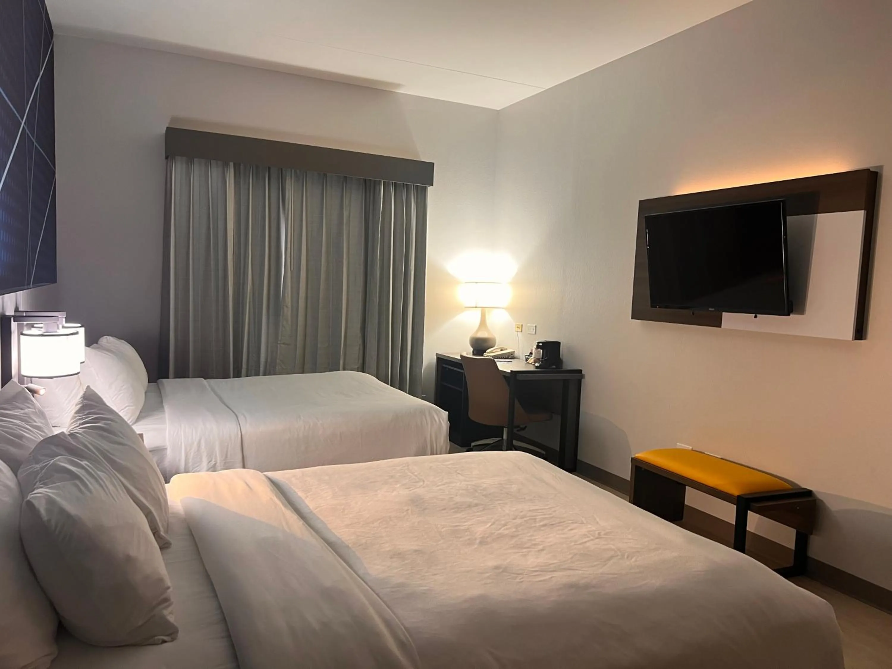 Bed in Comfort Suites Louisville Airport