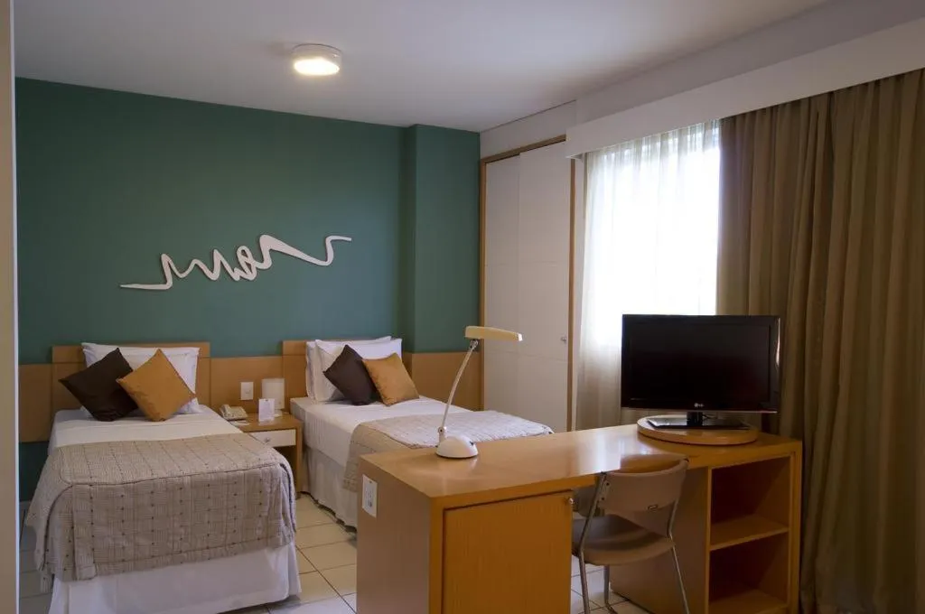 Bed in Praia do Canto Apart Hotel