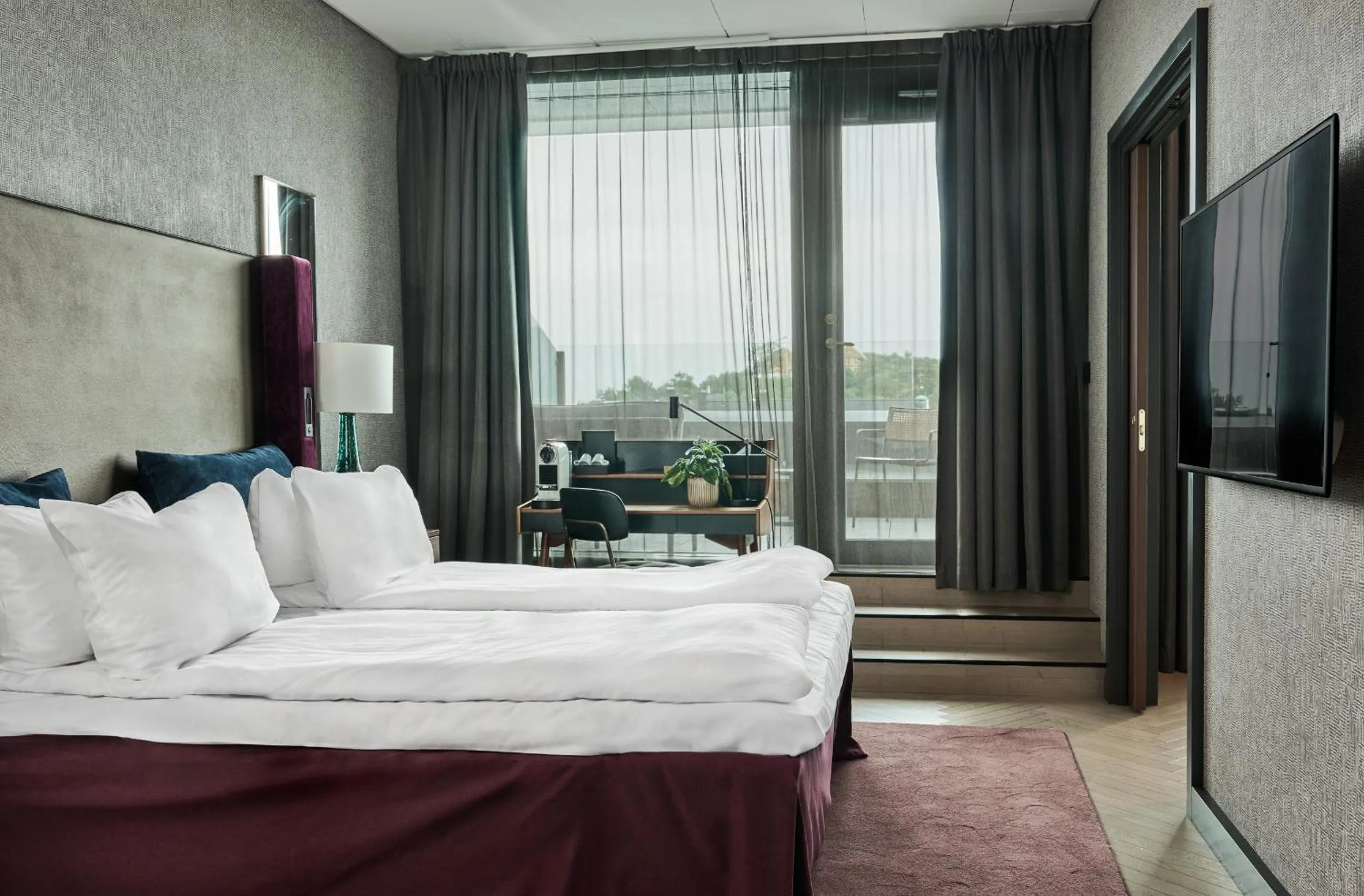 Bed in Radisson Blu Caledonien Hotel, Kristiansand