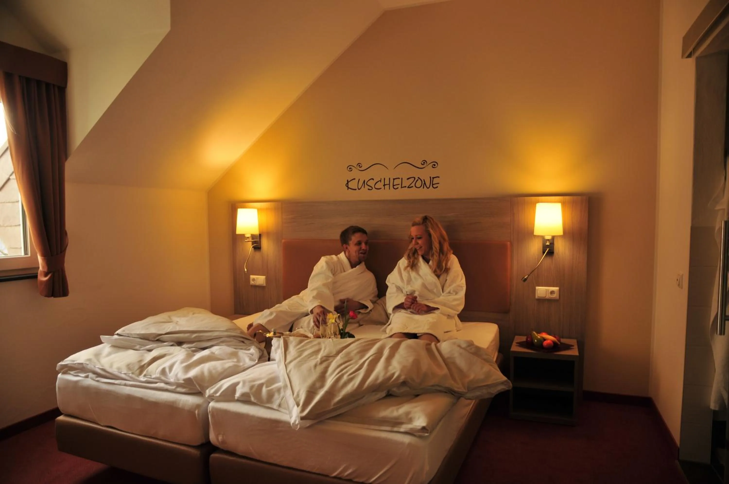 Photo of the whole room, Bed in Vulkanhotel balance&selfness ***S