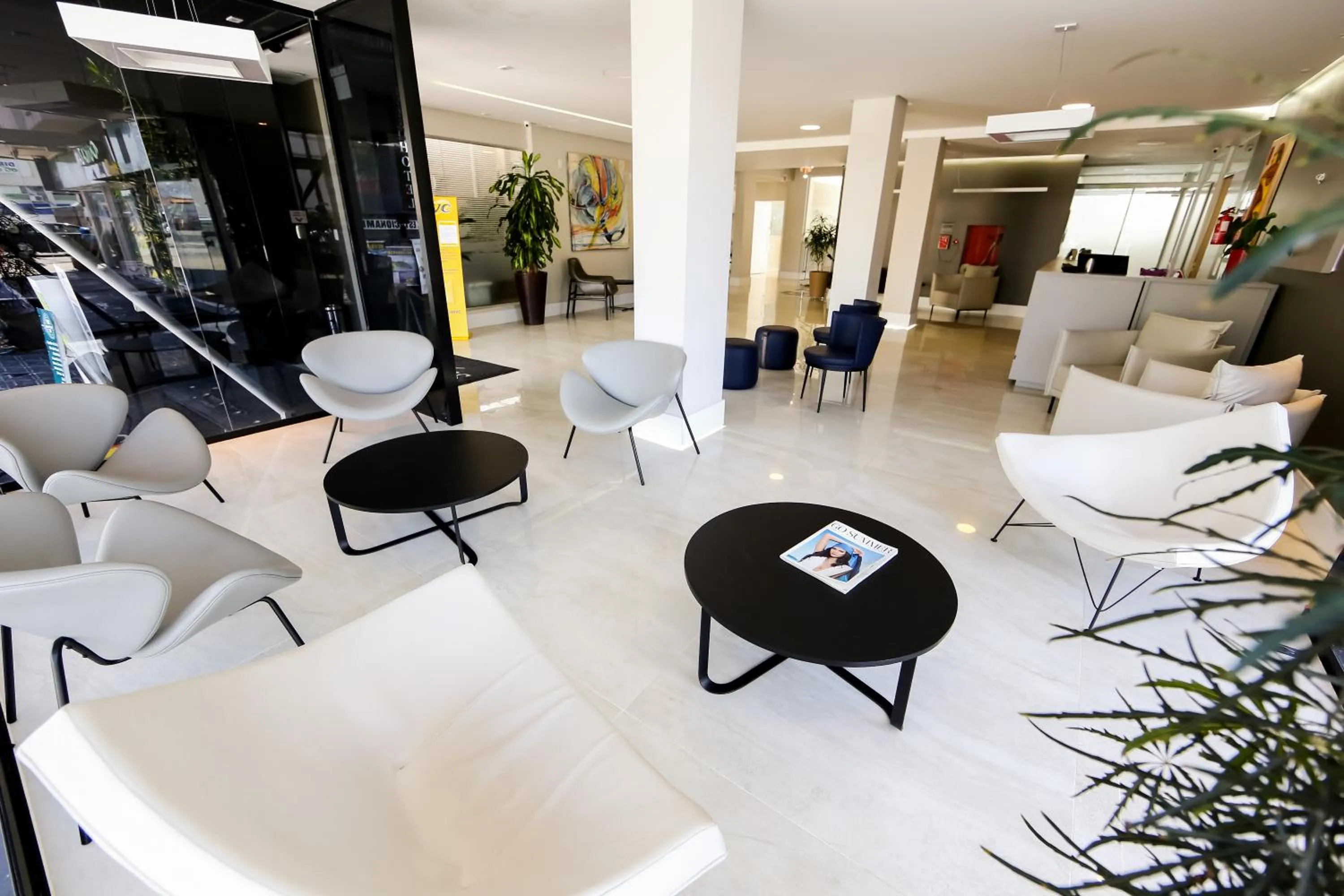 Lobby or reception in Das Nações Hotel