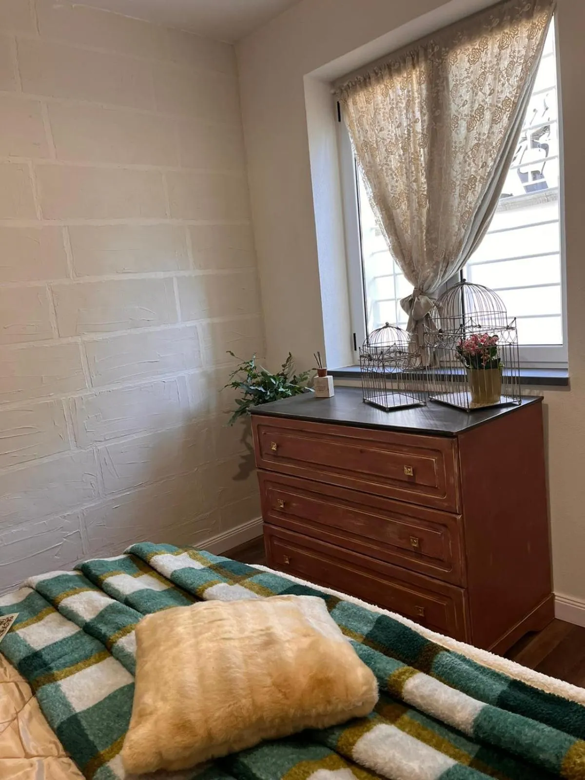 Bed in Pompei Palace B&B