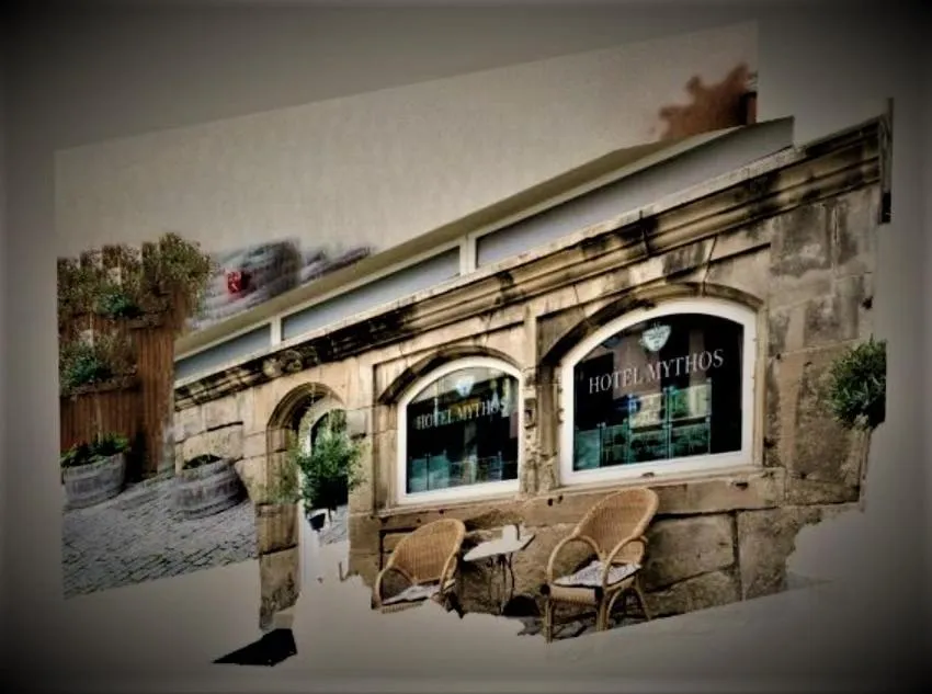 Property building in Hotel Mythos "rooms with kitchenette- apartments with kitchen"