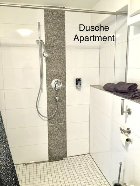 Bathroom in Hotel Mythos "rooms with kitchenette- apartments with kitchen"