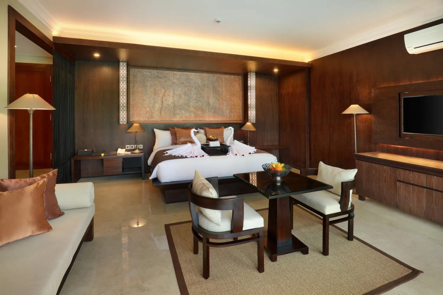 Bedroom, Bed in Royal Kamuela Villas & Suites at Monkey Forest Ubud - Adult Only