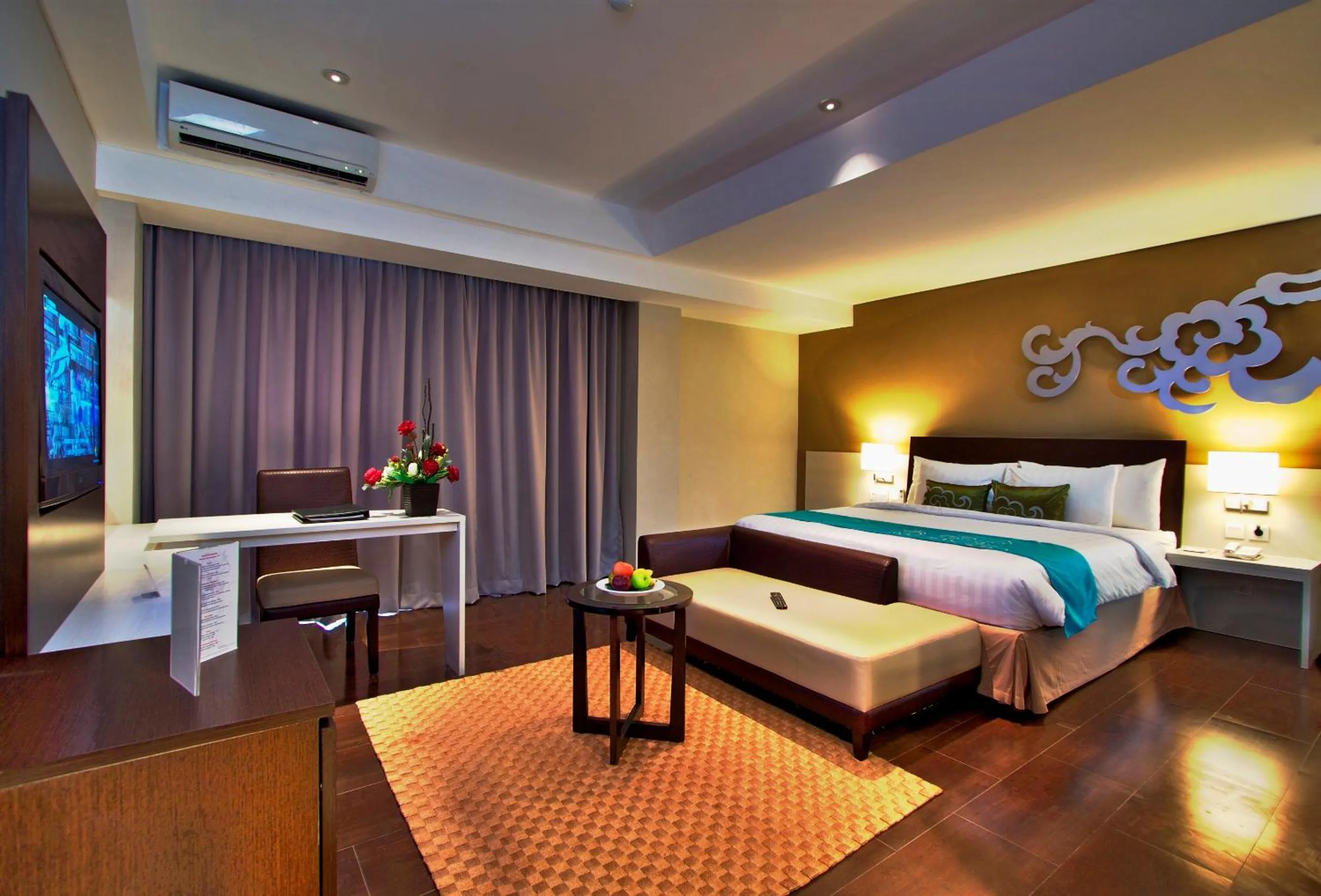Bed in Soll Marina Hotel & Conference Center Bangka