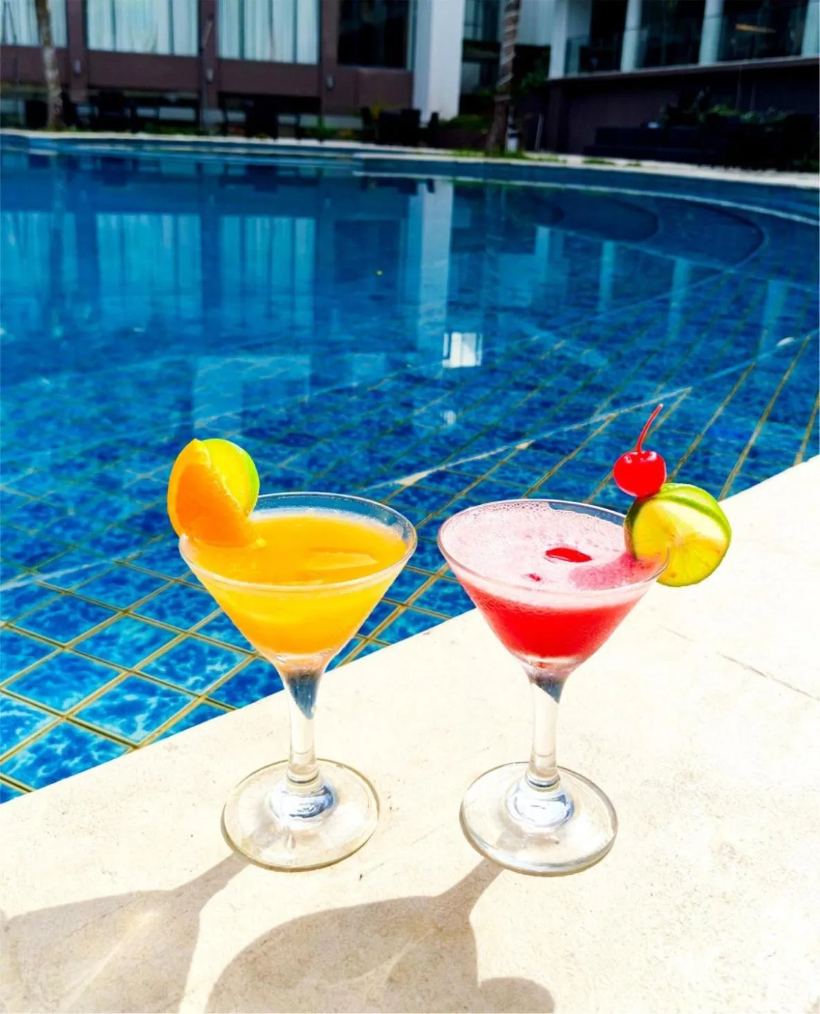 Swimming pool in Soll Marina Hotel & Conference Center Bangka