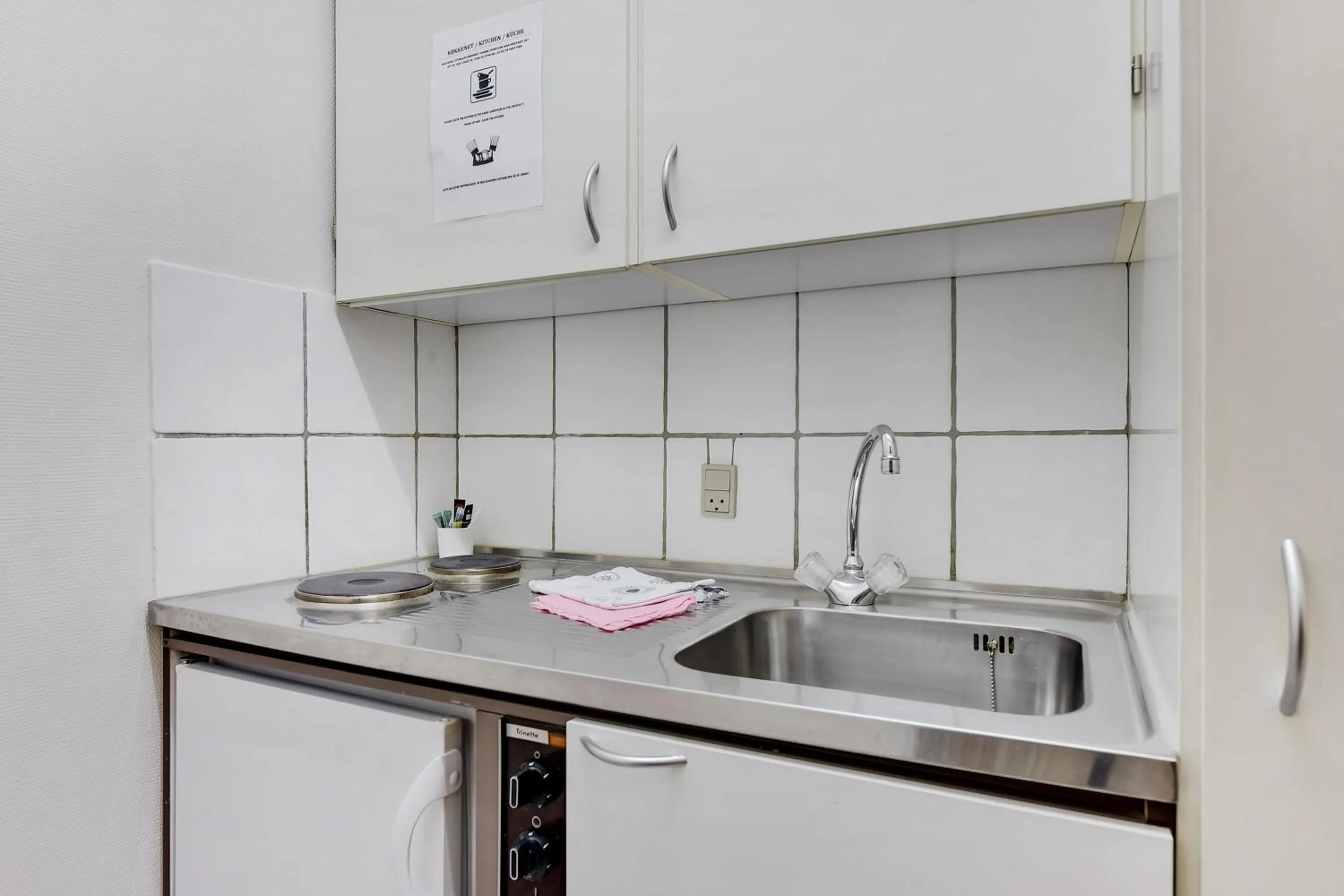 Kitchen or kitchenette in Hotel Varde