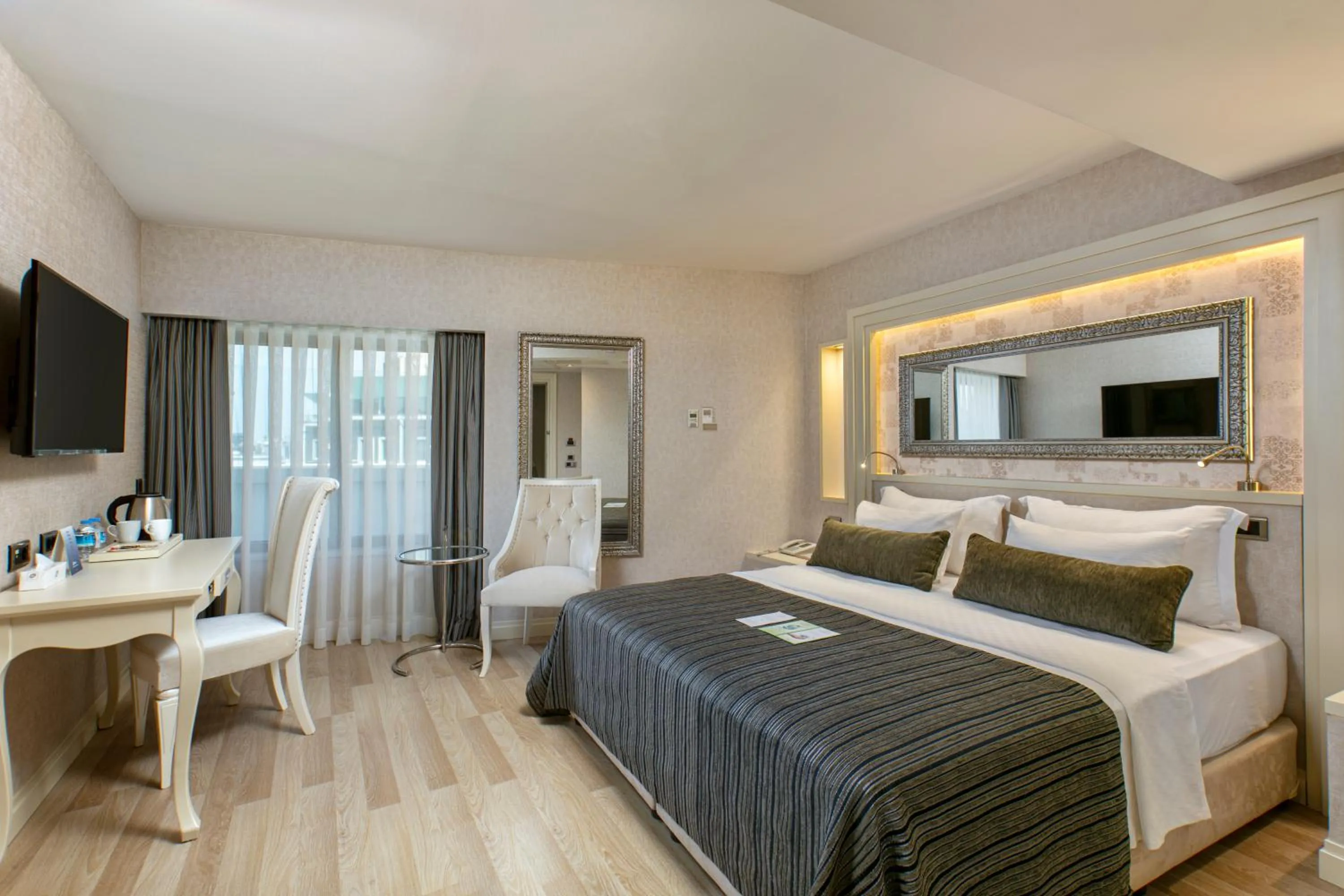 Bed in Limak Eurasia Luxury Hotel