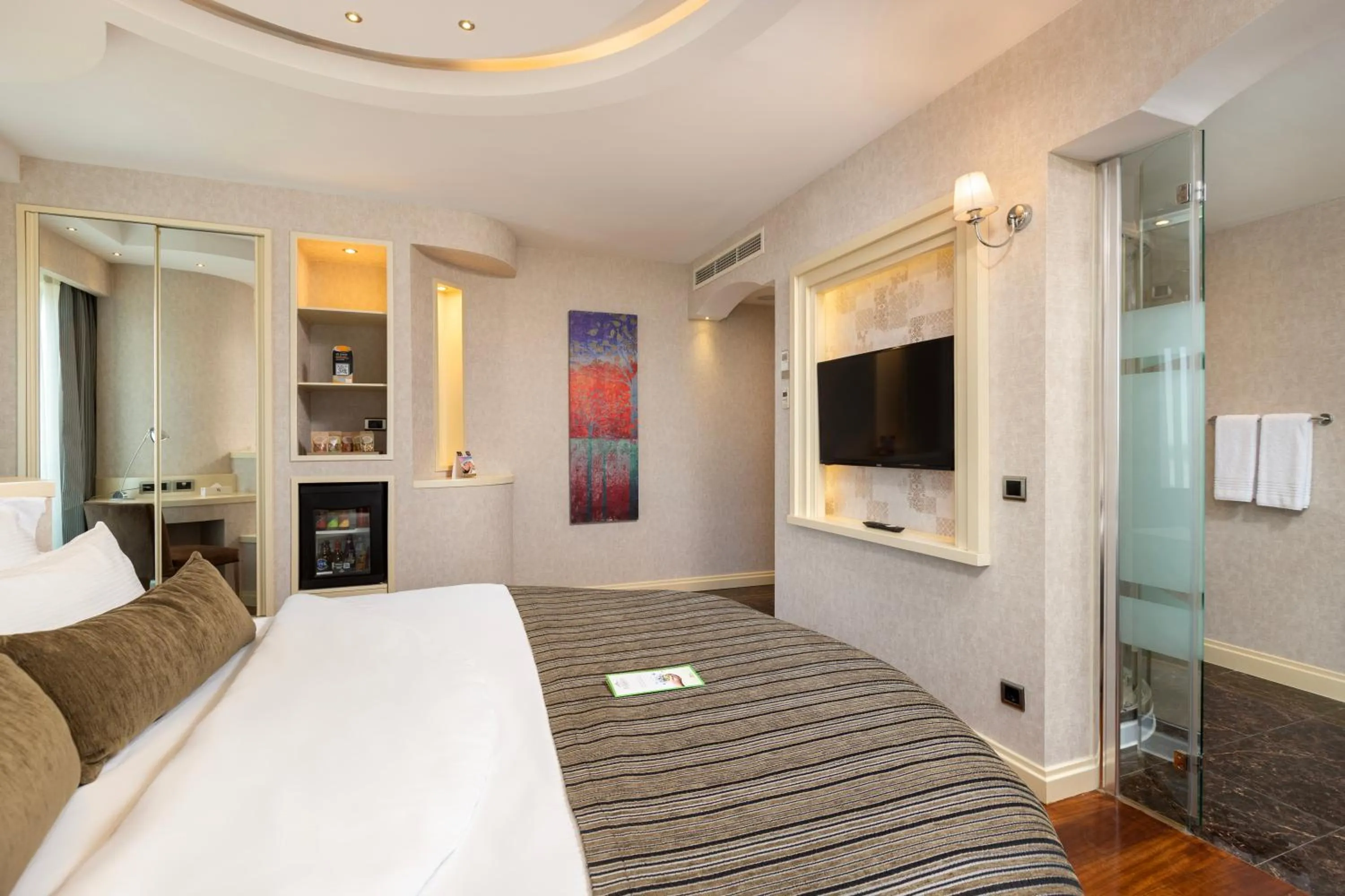 Bed in Limak Eurasia Luxury Hotel