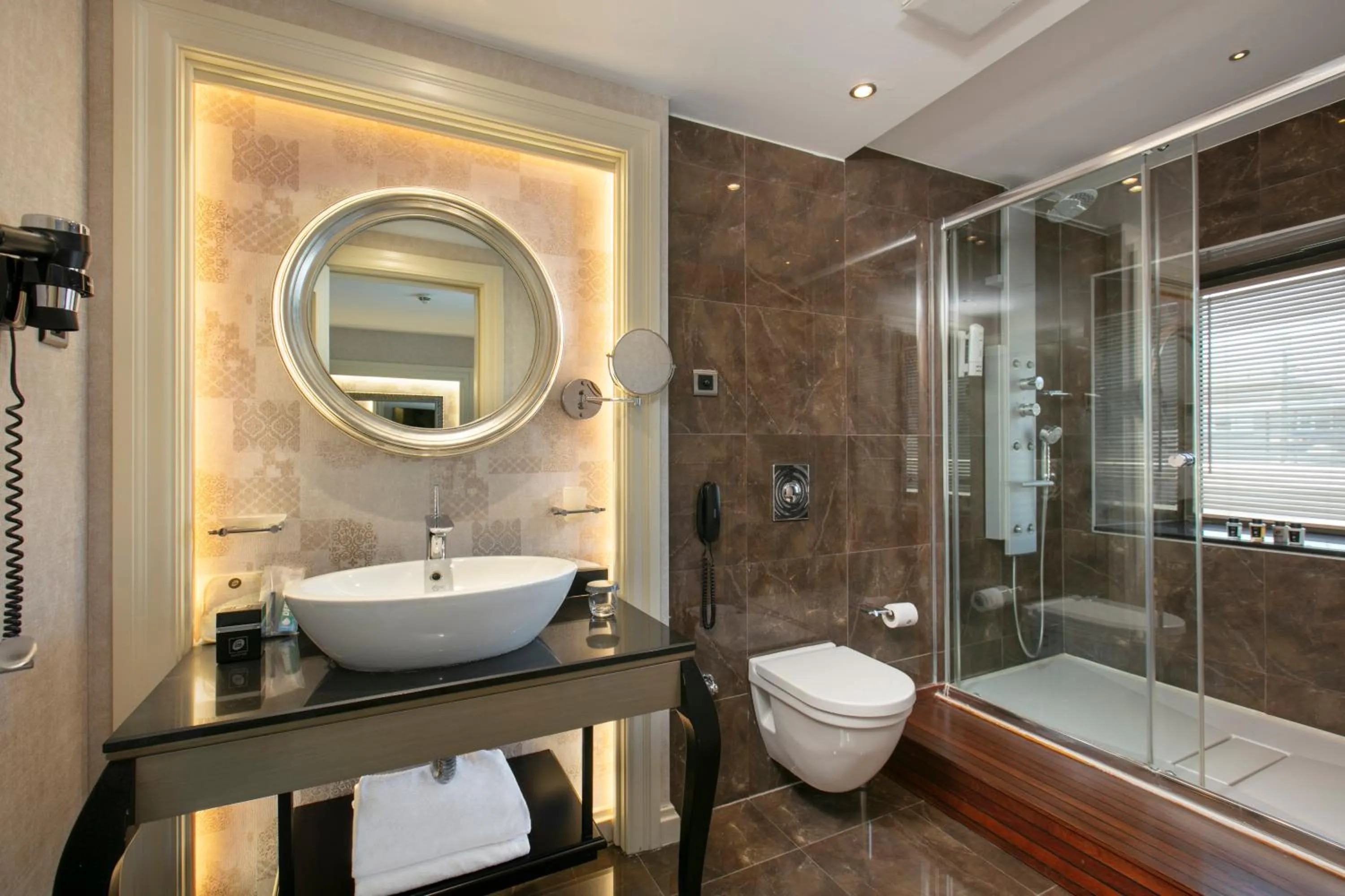 Shower in Limak Eurasia Luxury Hotel