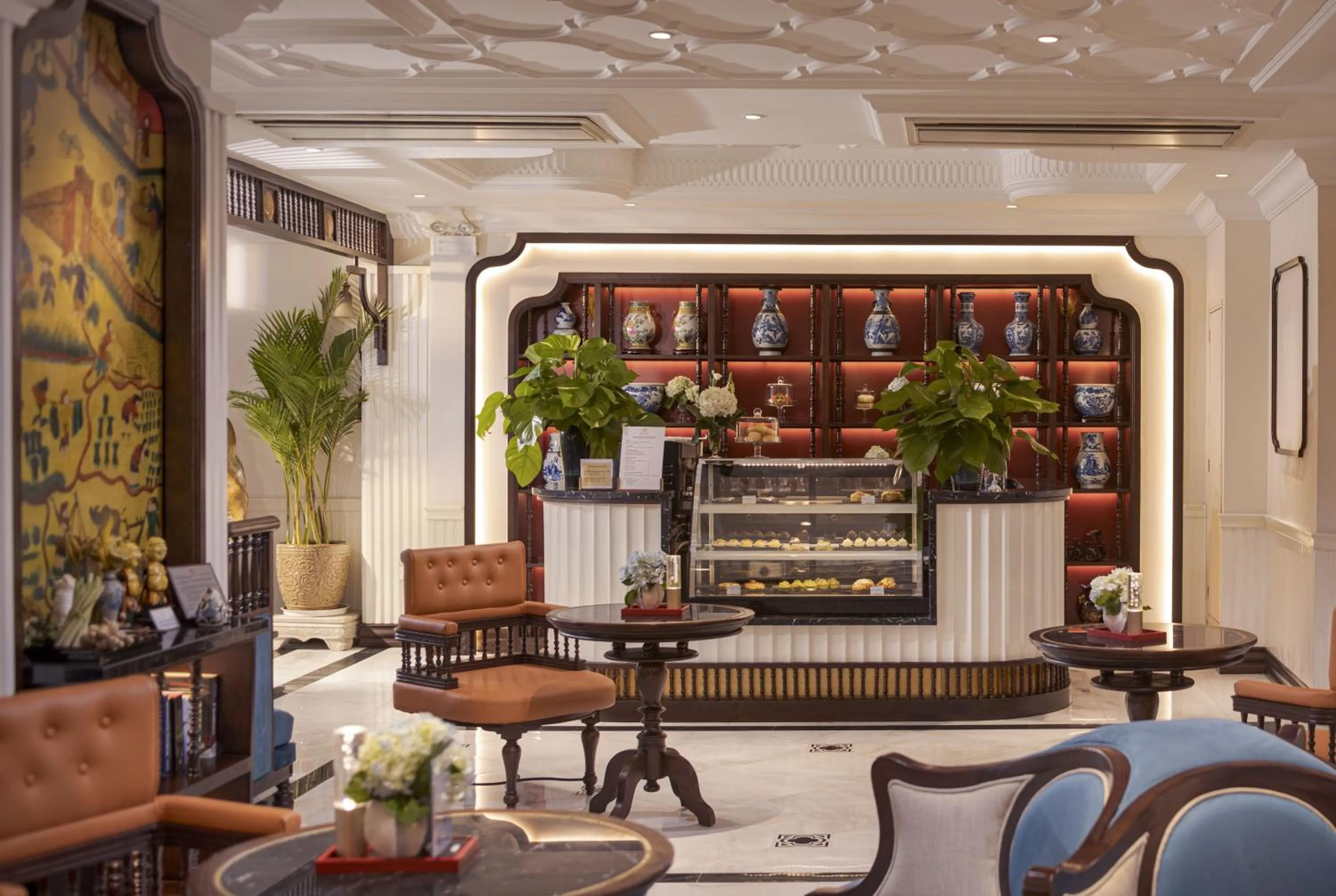 Lobby or reception in Hanoi Tirant Hotel