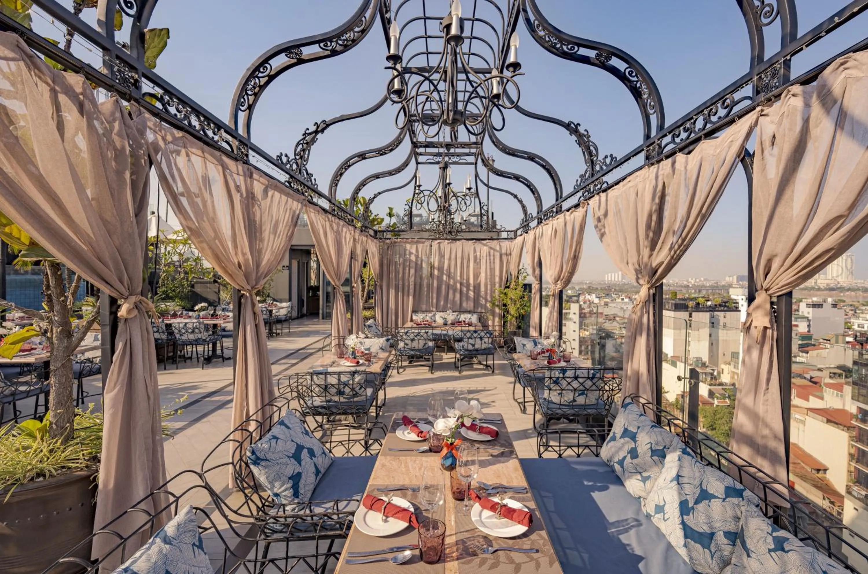 Patio in Hanoi Tirant Hotel