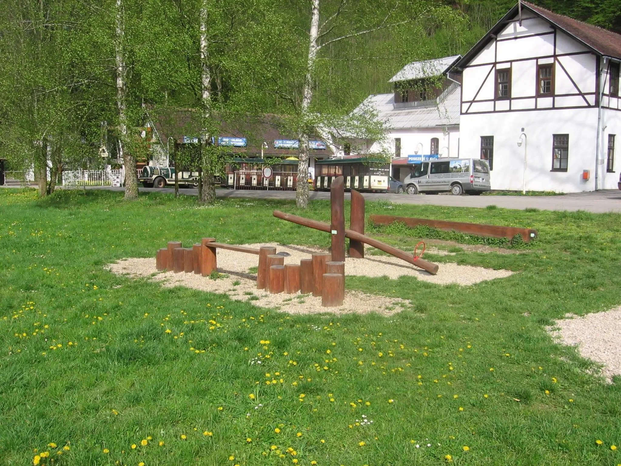 Children play ground in Hotel Skalní Mlýn