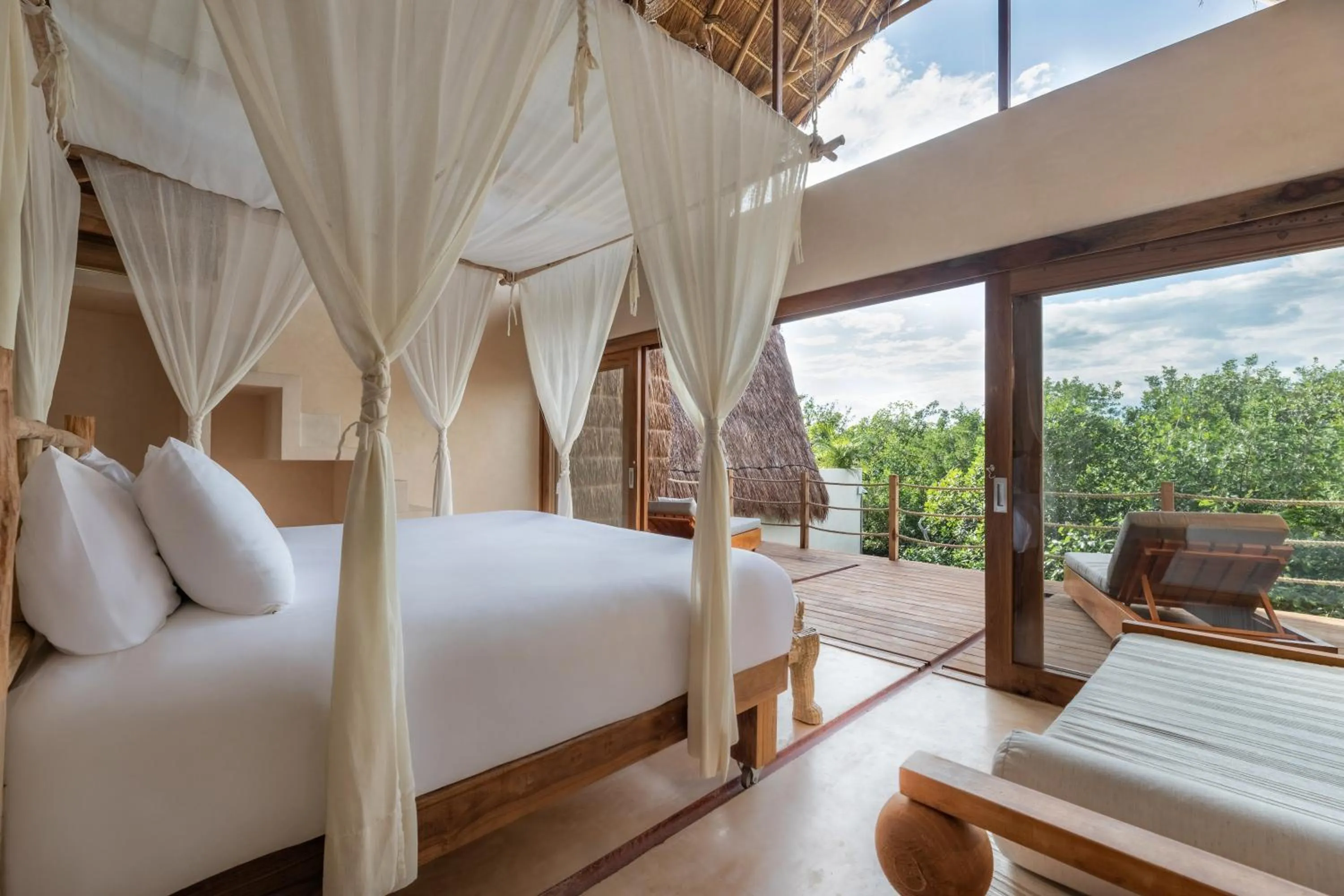 Patio, Bed in La Valise Tulum, Member of Small Luxury Hotels