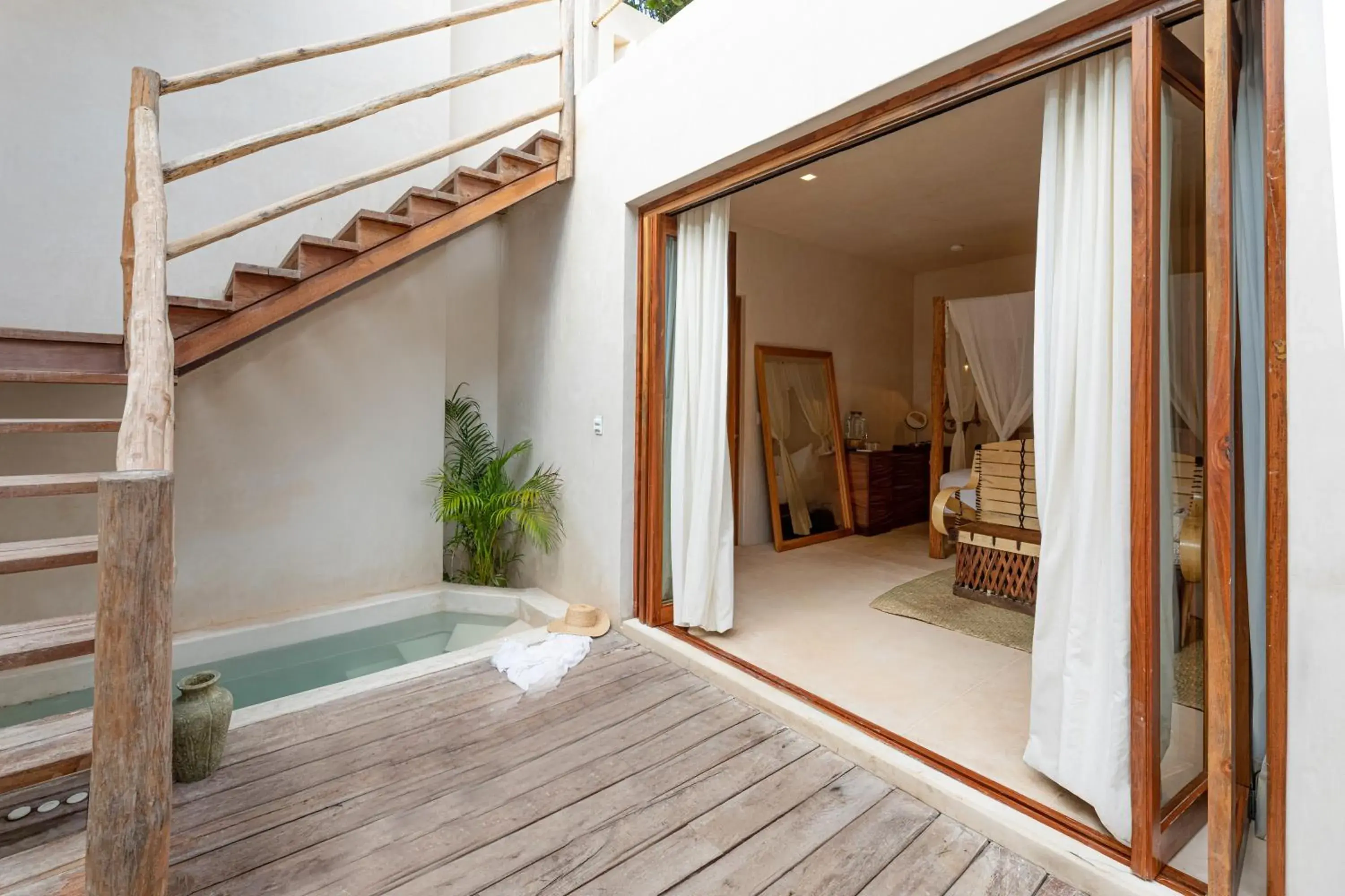 Jungle View Room- Jungle side in La Valise Tulum, member of Small Luxury Hotels Jungle View Room- Jungle side in La Valise Tulum, member of Small Luxury Hotels