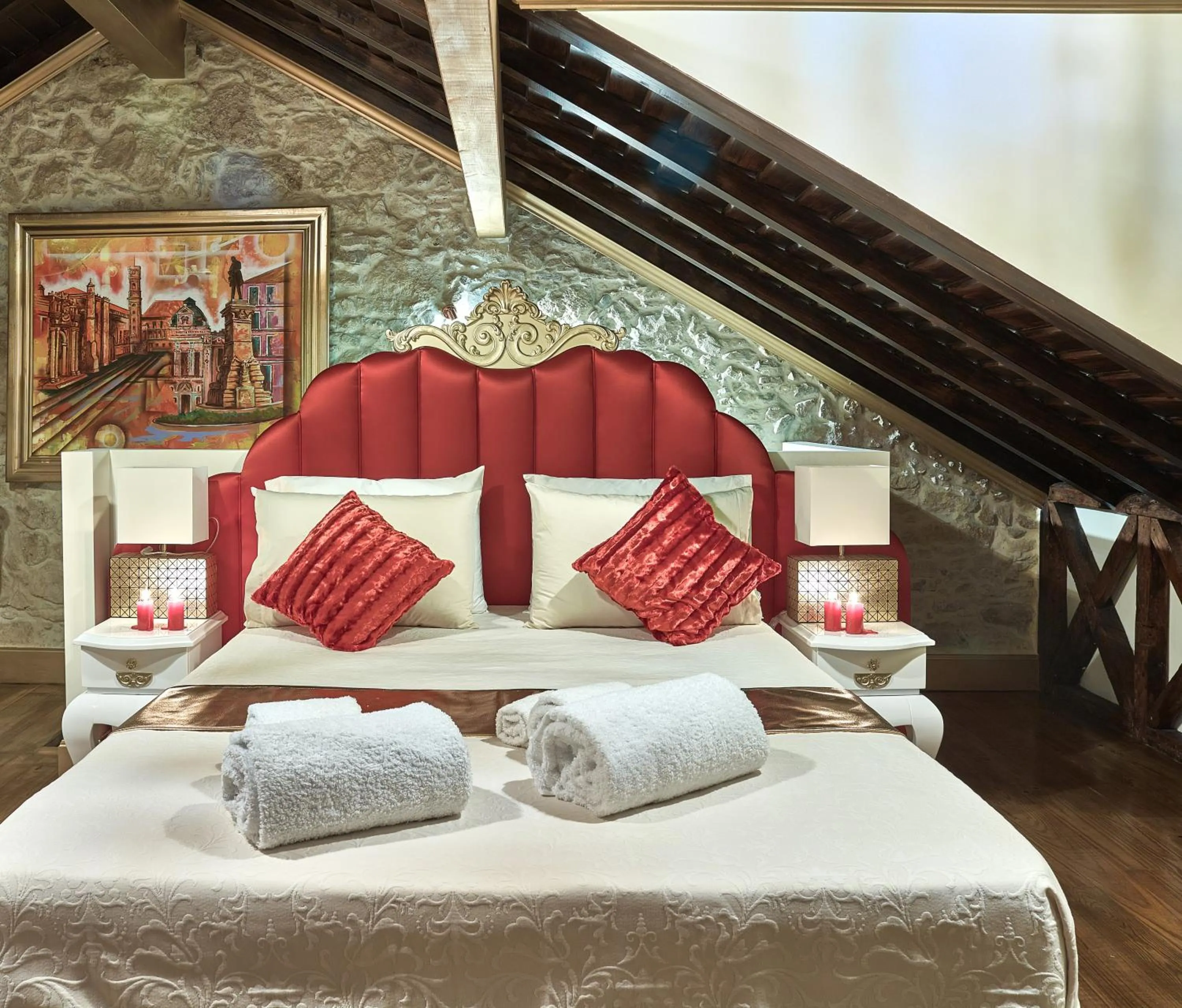 Bed in Solar Antigo Luxury Coimbra