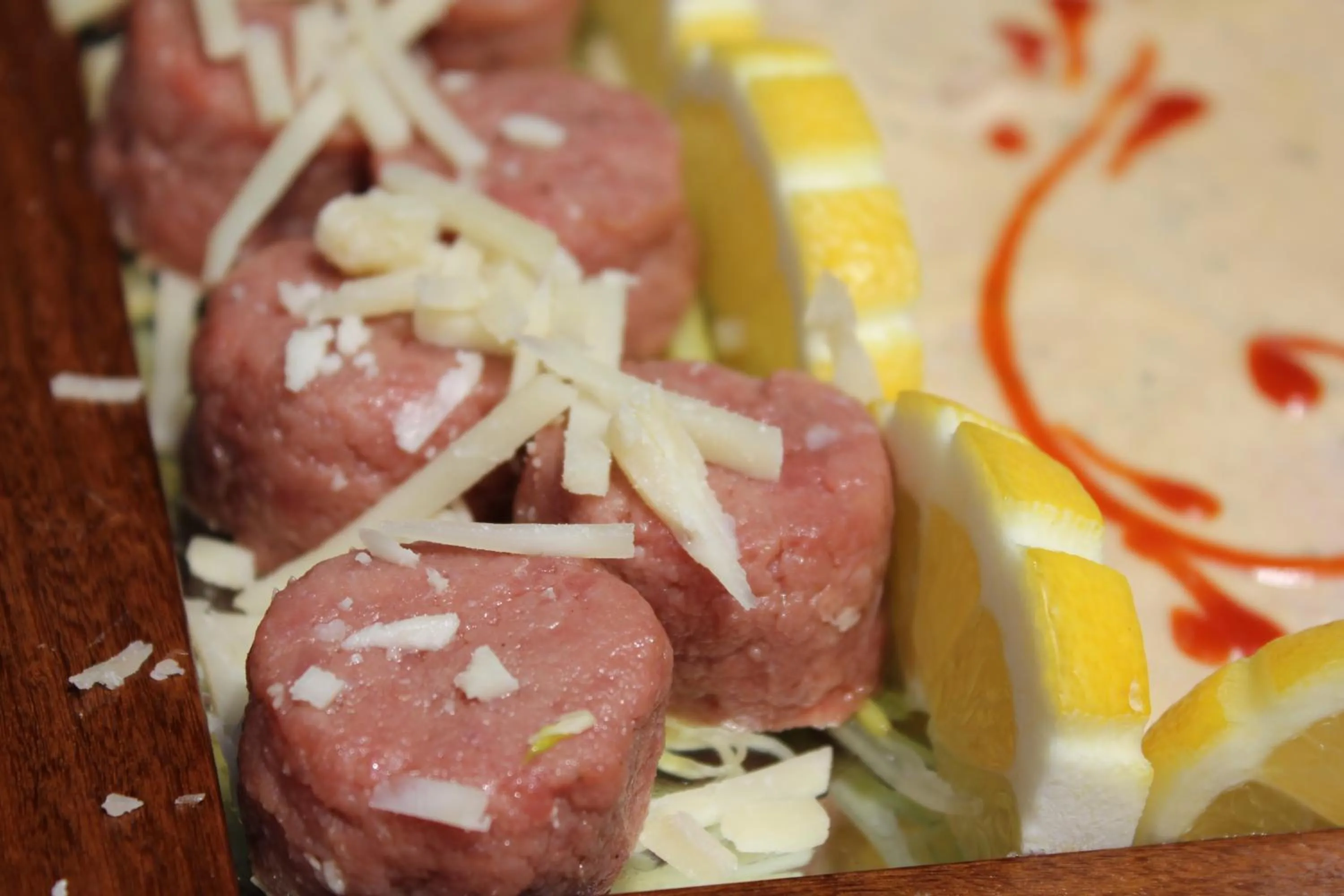 Food close-up in Villa Soleil