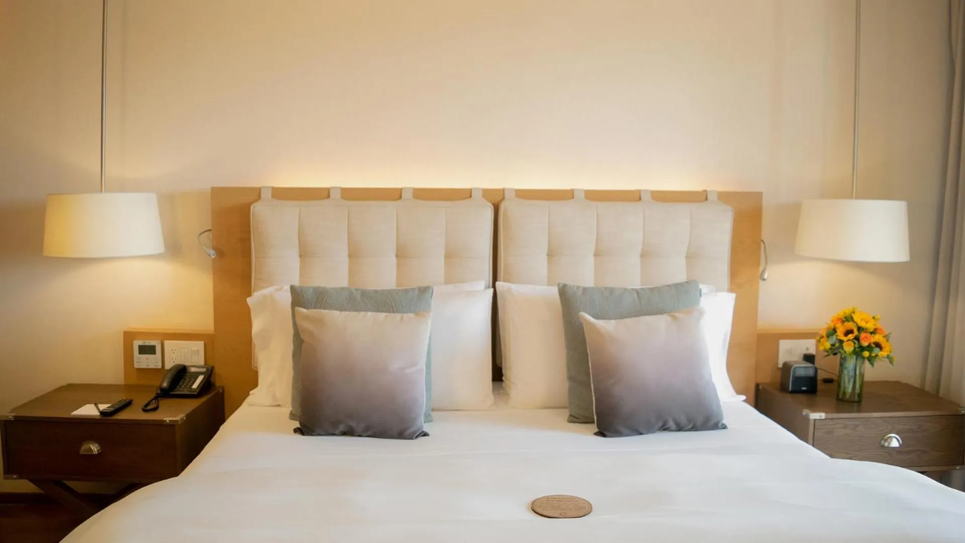 Bed in Cartesiano Boutique & Wellness Hotel