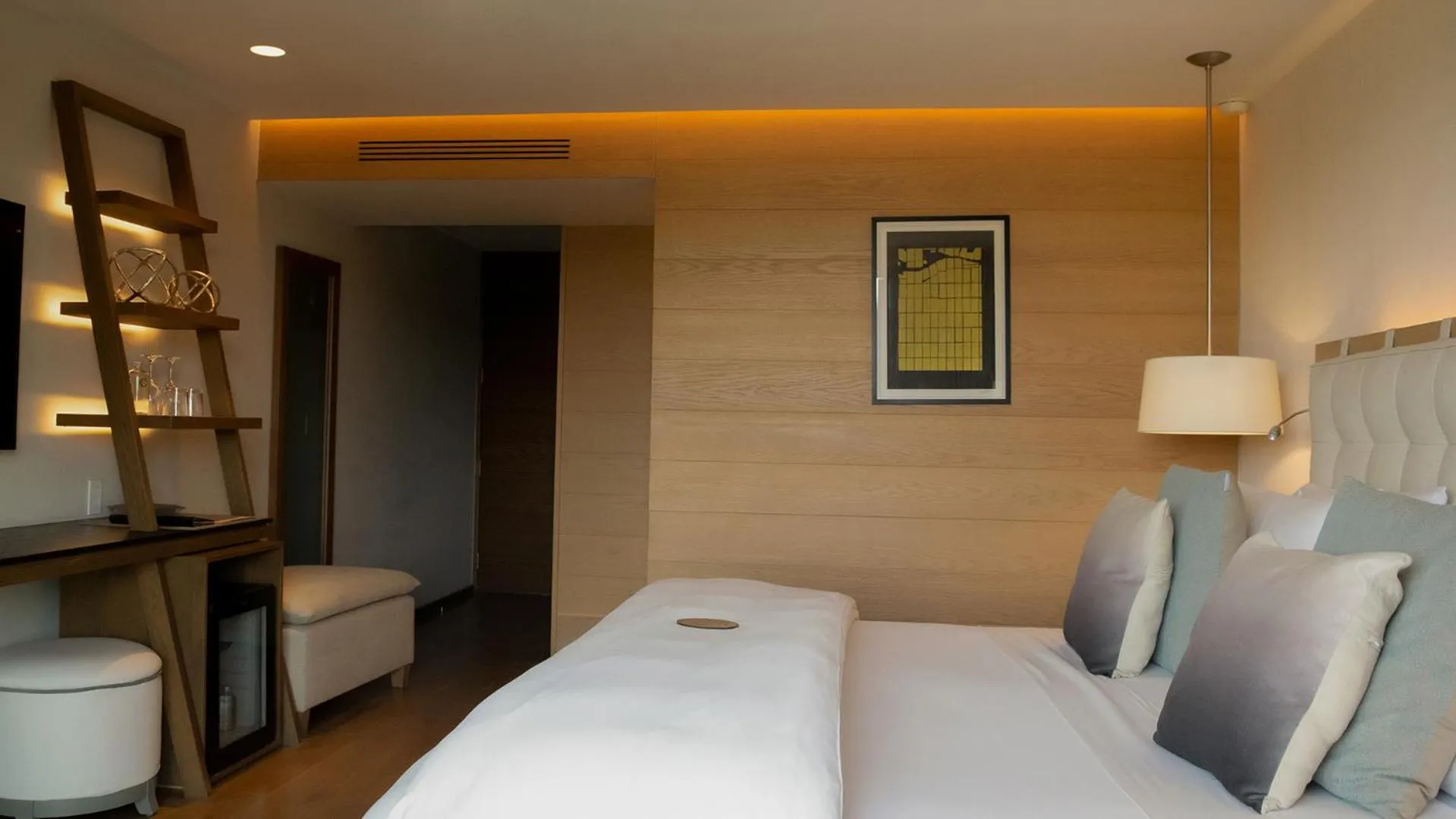 Bed in Cartesiano Boutique & Wellness Hotel