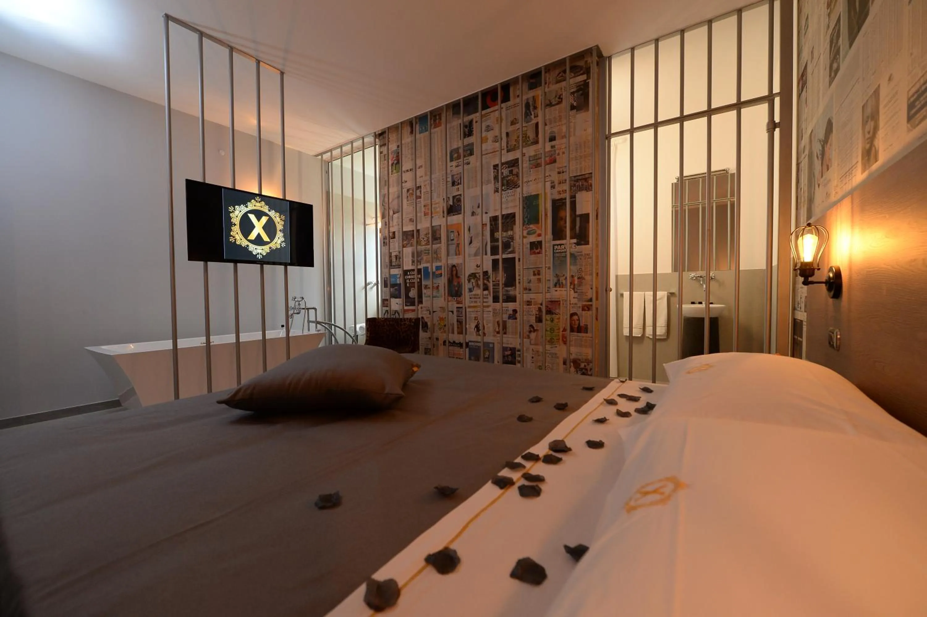 Bed in X Hotel