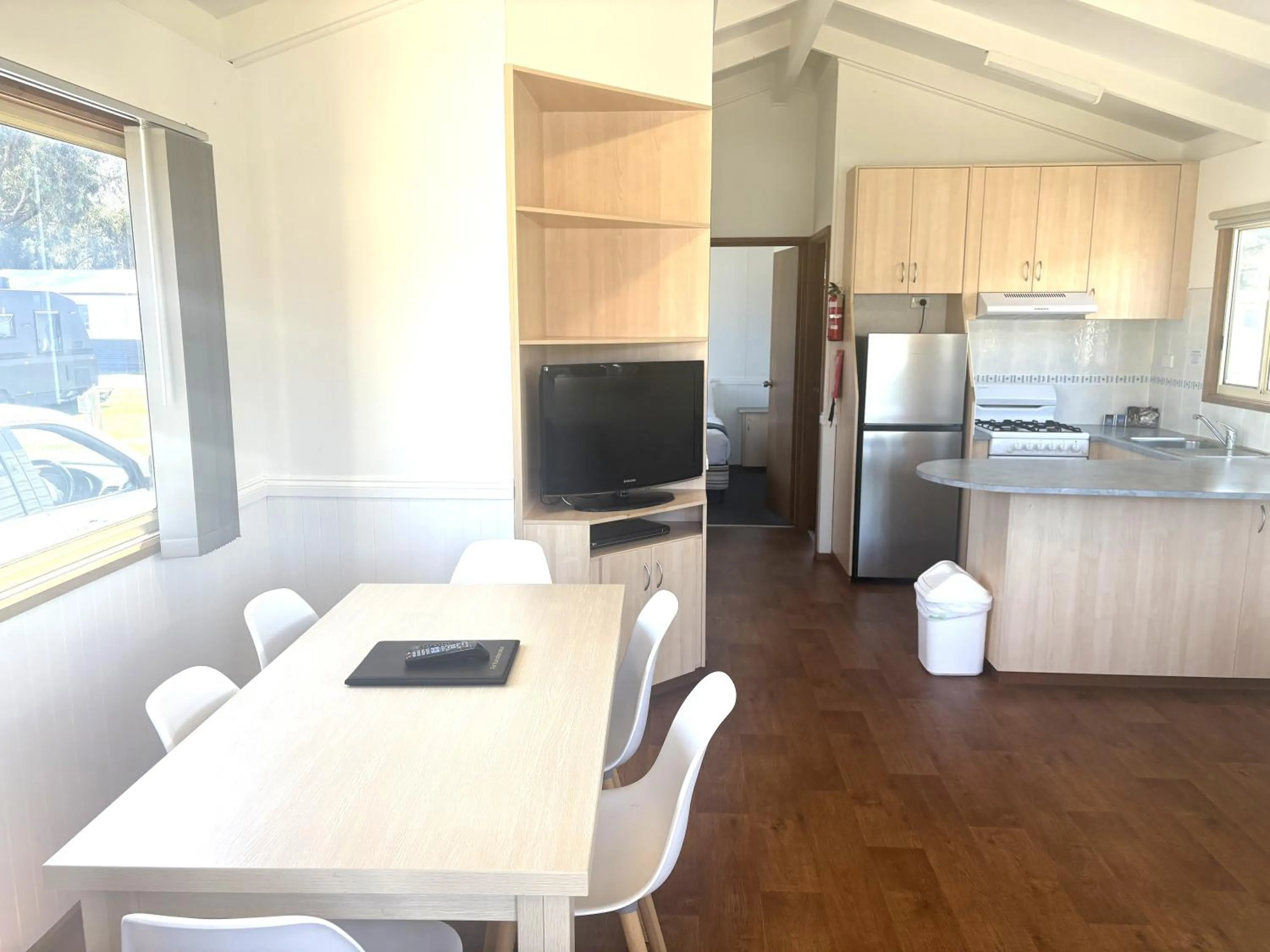 Seating area in Victor Harbor Holiday Park