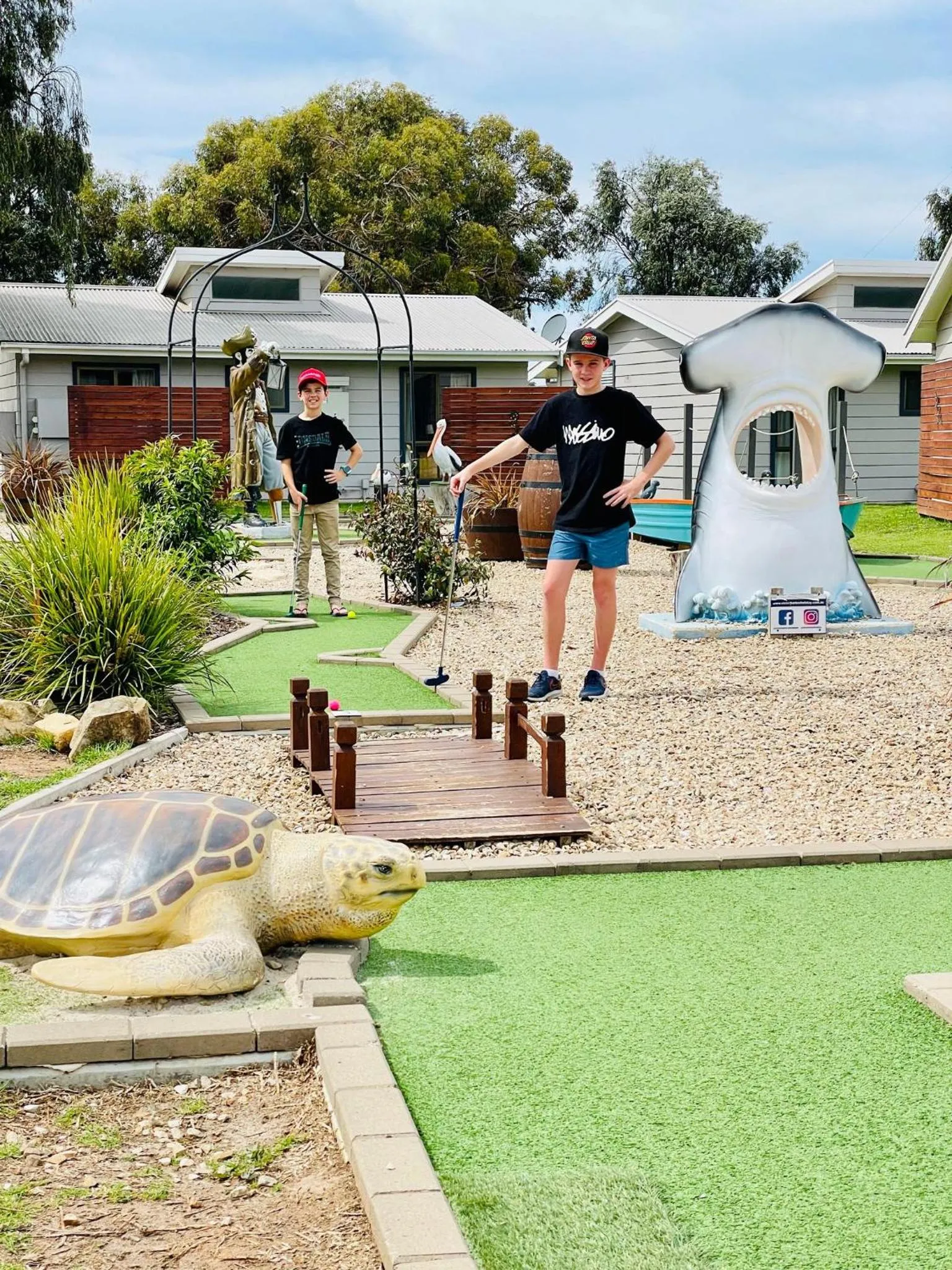 Minigolf in Victor Harbor Holiday Park