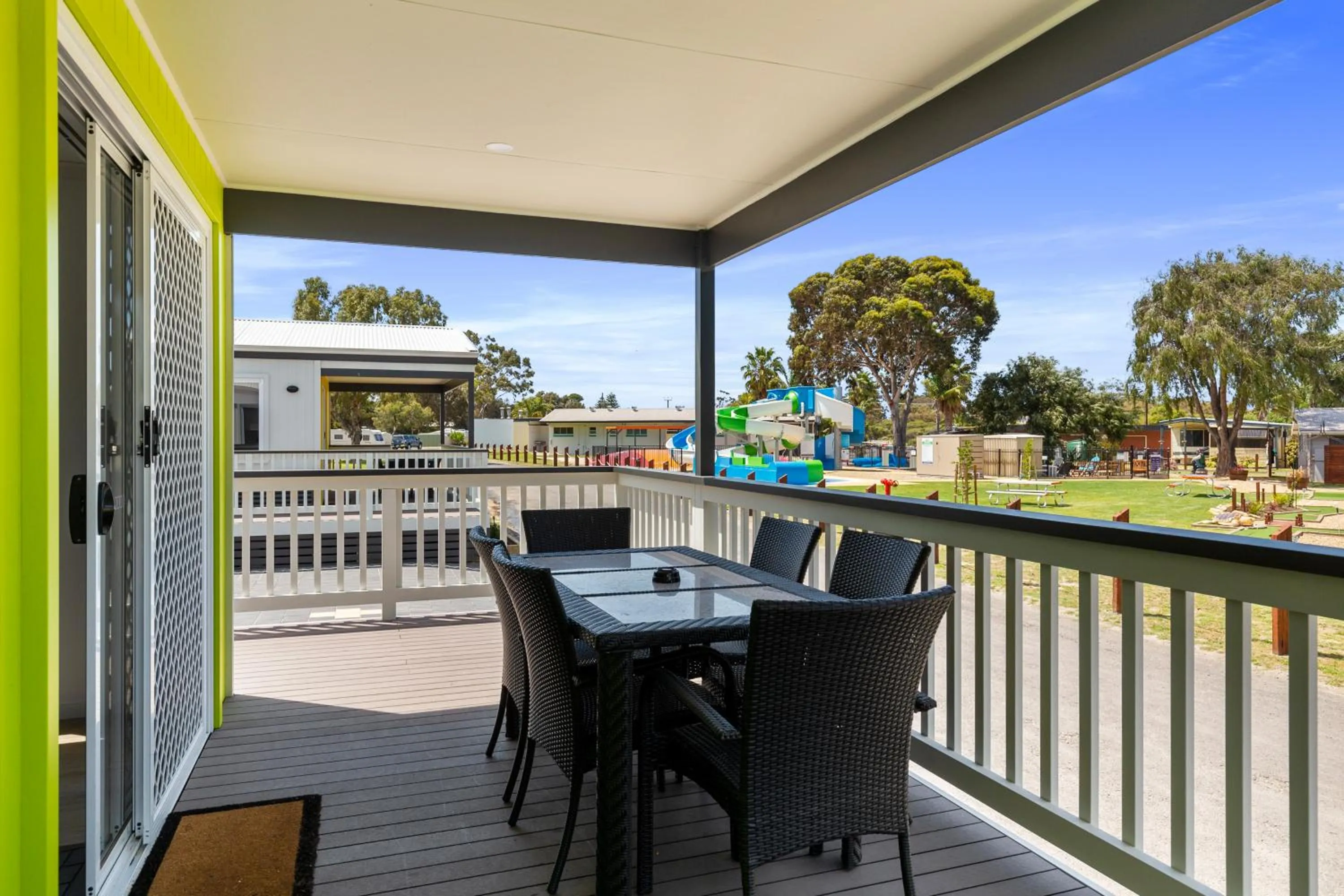 Patio in Victor Harbor Holiday Park