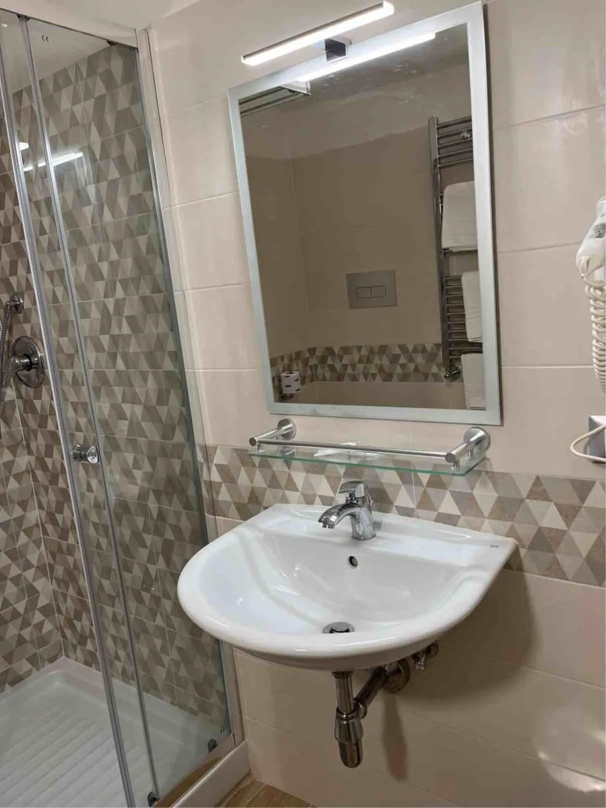 Bathroom in Pisani Hotel