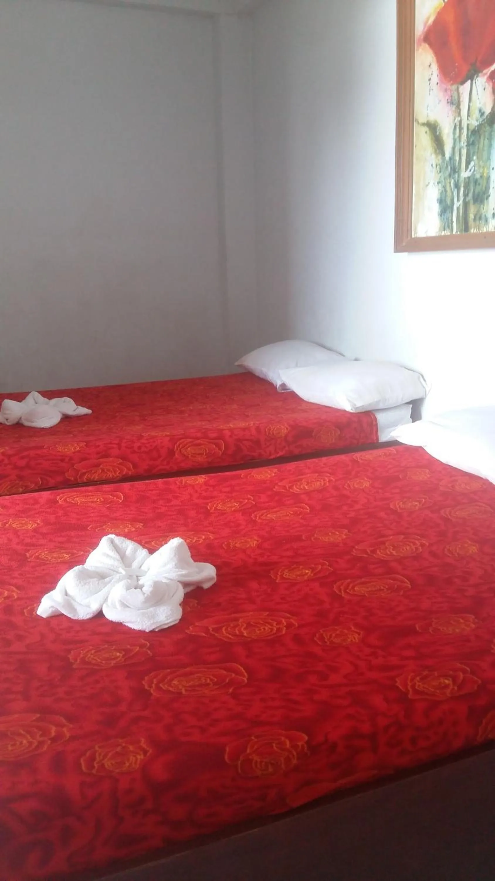 Bed in Antonio's Pension House