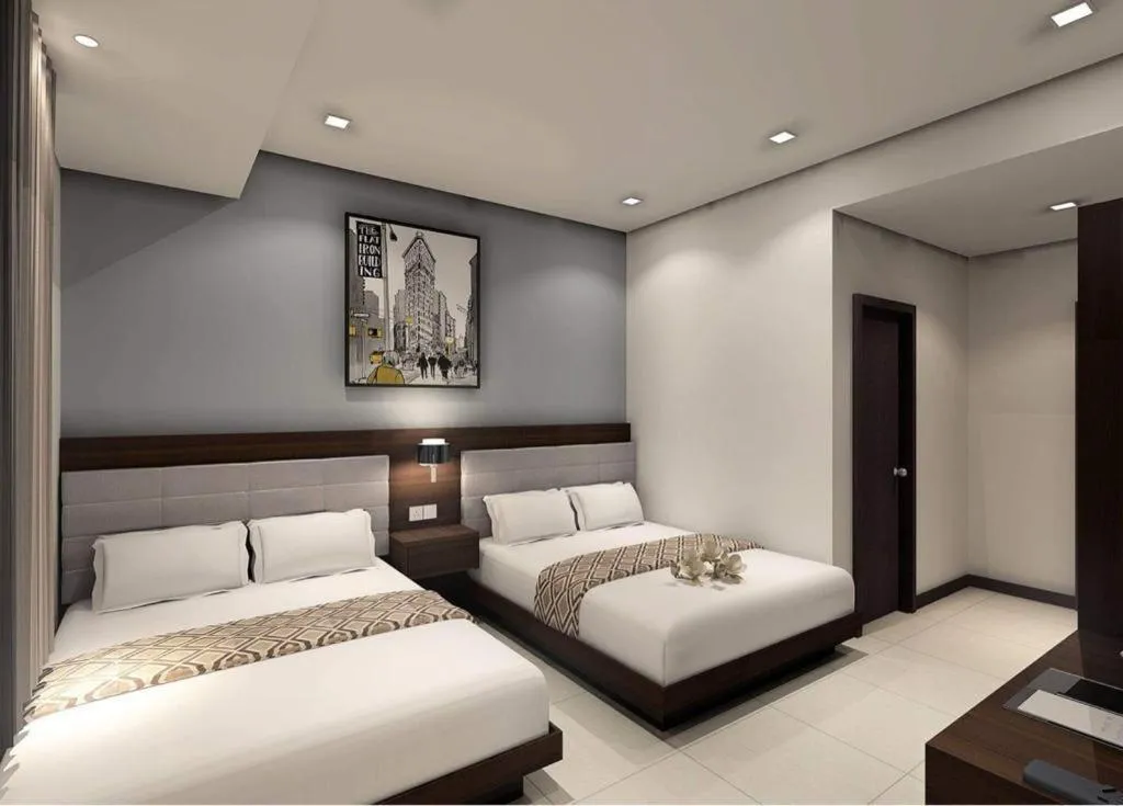 Bed in Beryll Inn Cyberjaya Hotel