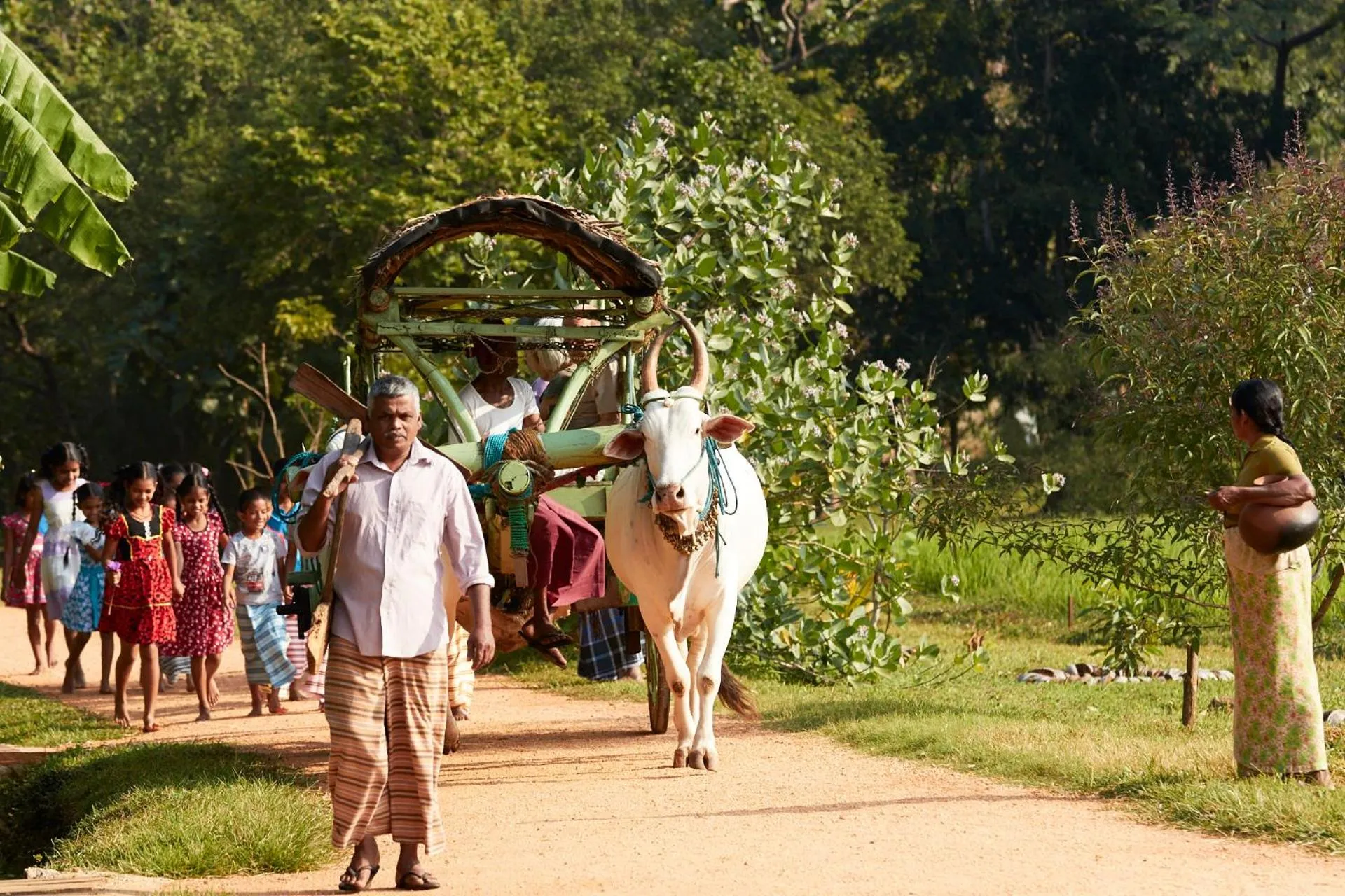 group of guests in Amuna Ayurveda and Wellness Retreat