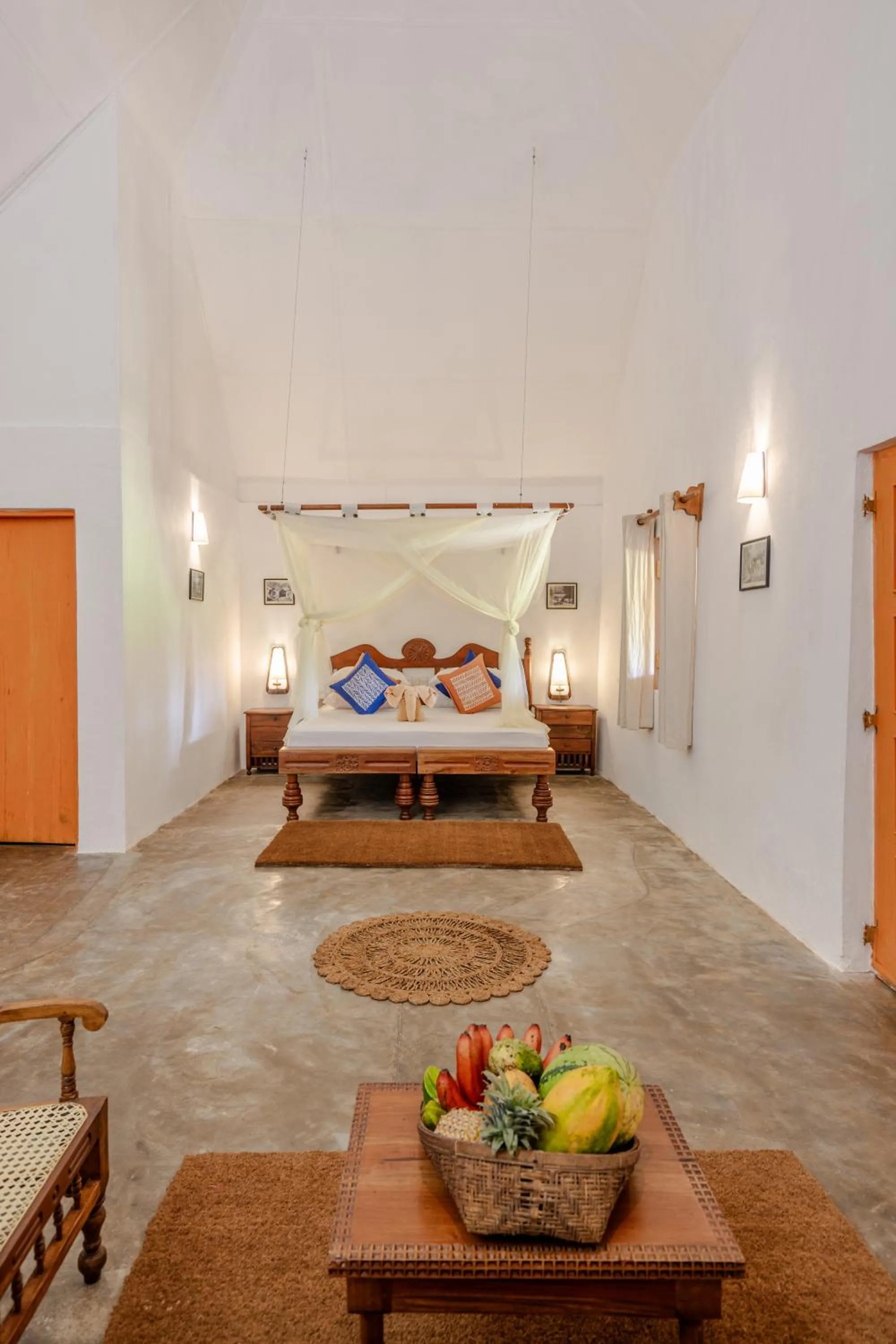 Bed in Amuna Ayurveda and Wellness Retreat