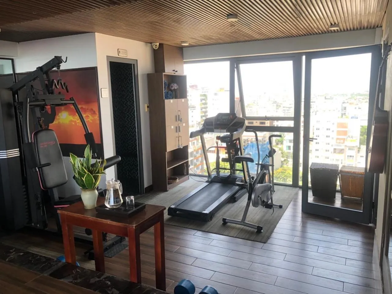 Fitness centre/facilities in Halina Hotel and Apartment