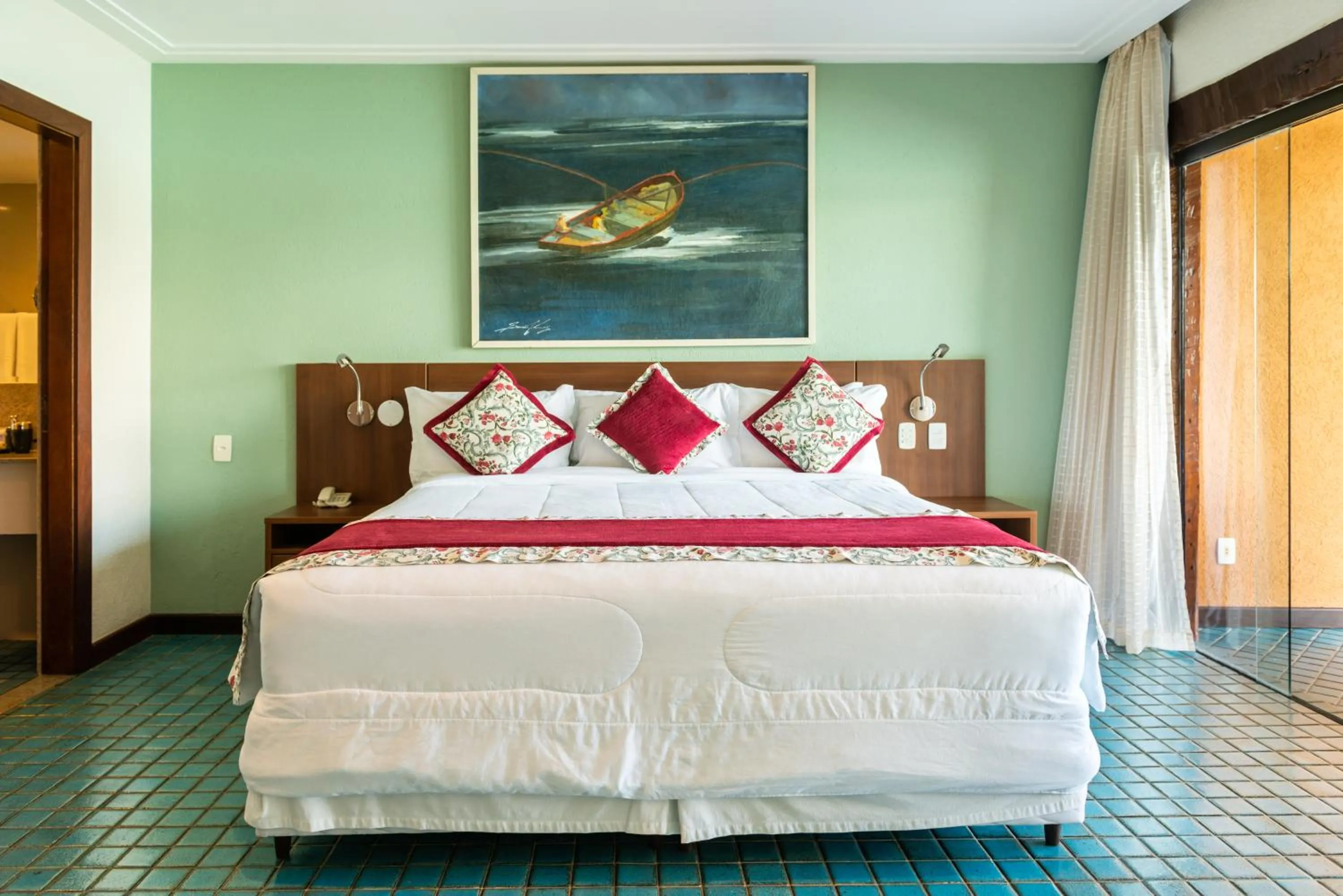 Bed in Hotel Ferradura Private