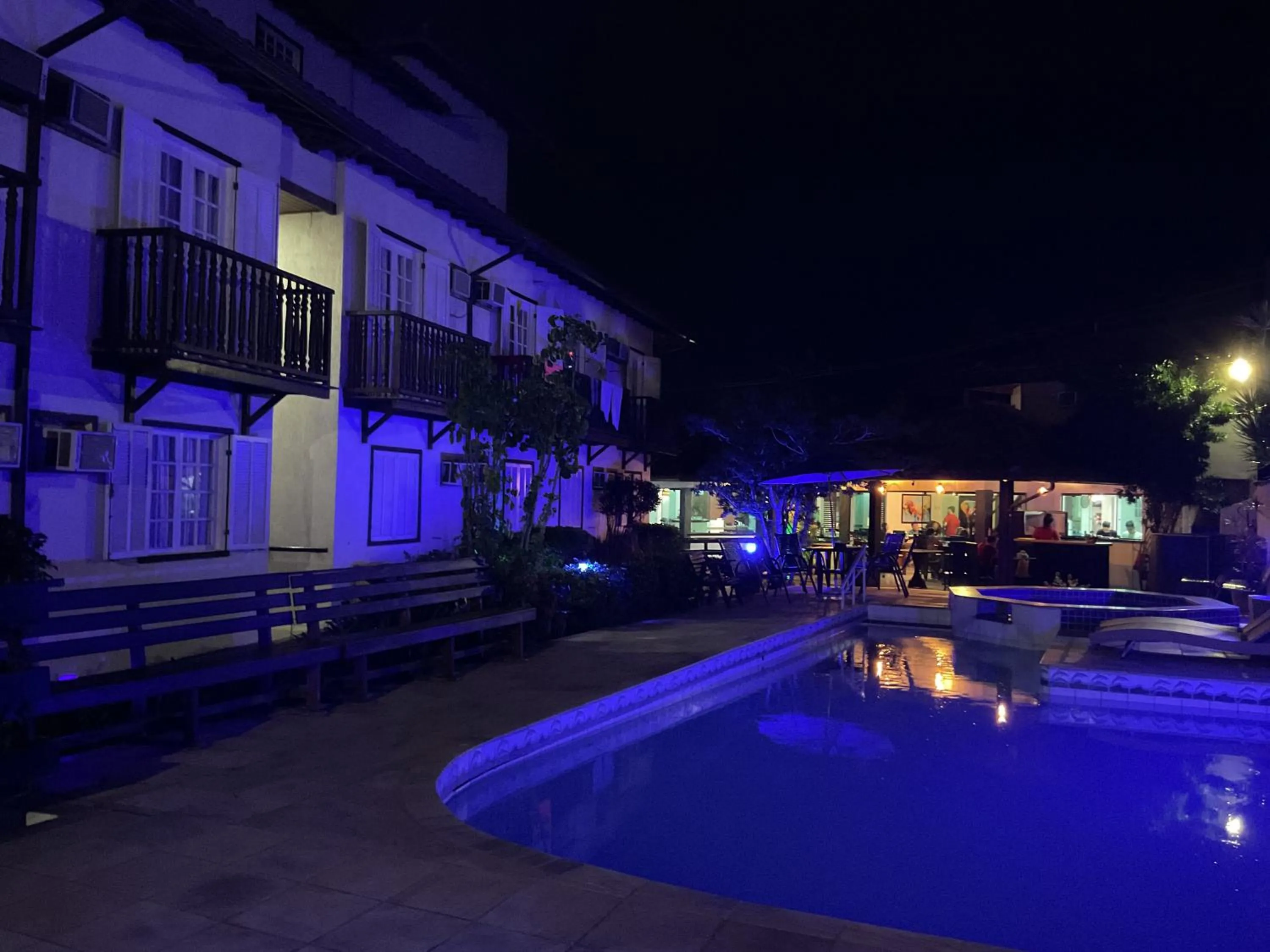 Pool view in Pousada Costa Del Sol