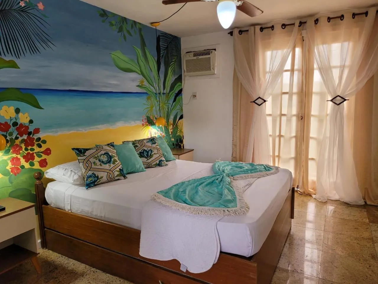 Bed in Pousada Costa Del Sol