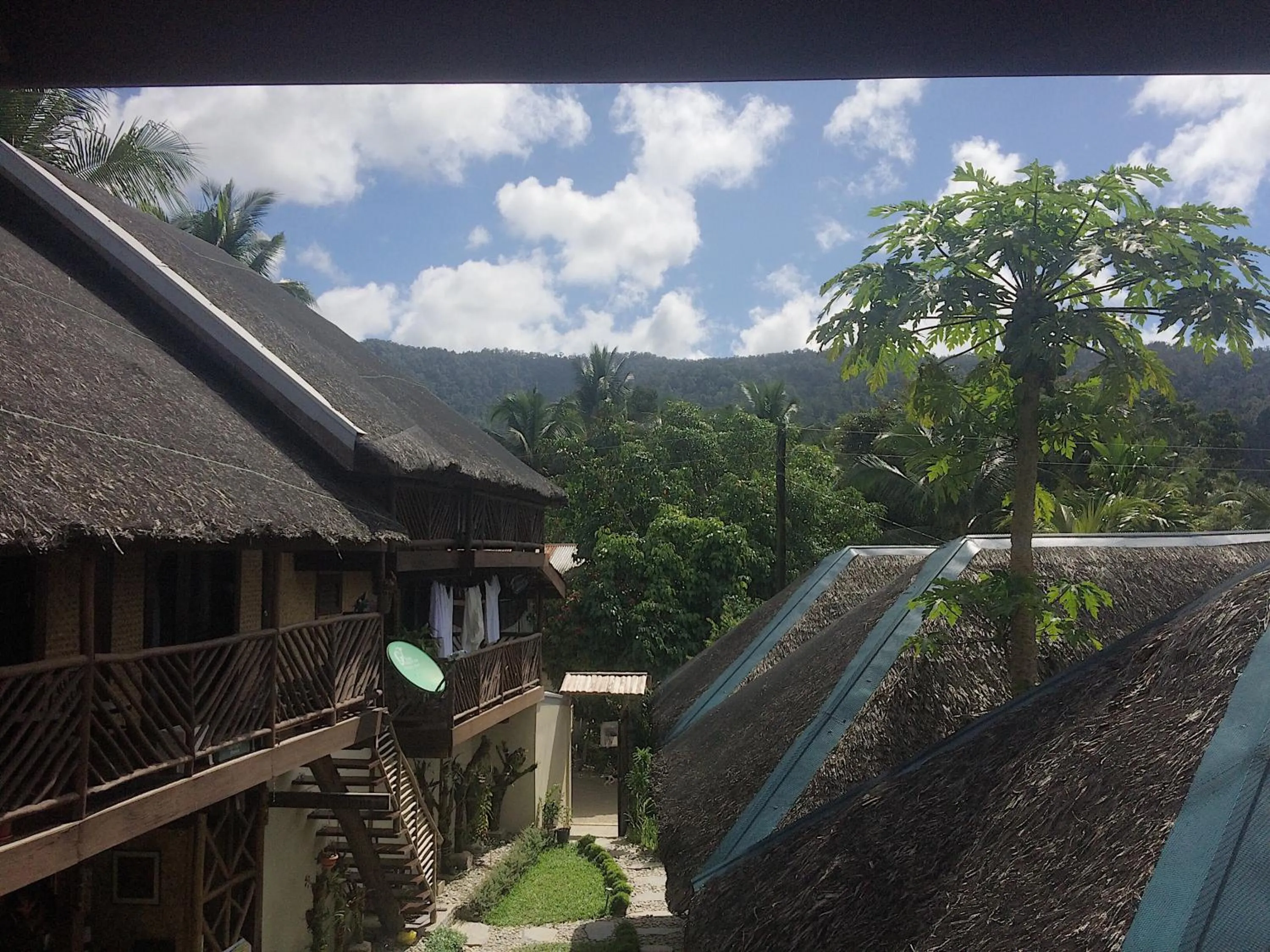 Garden view in Le Cou de Tou Village Resort