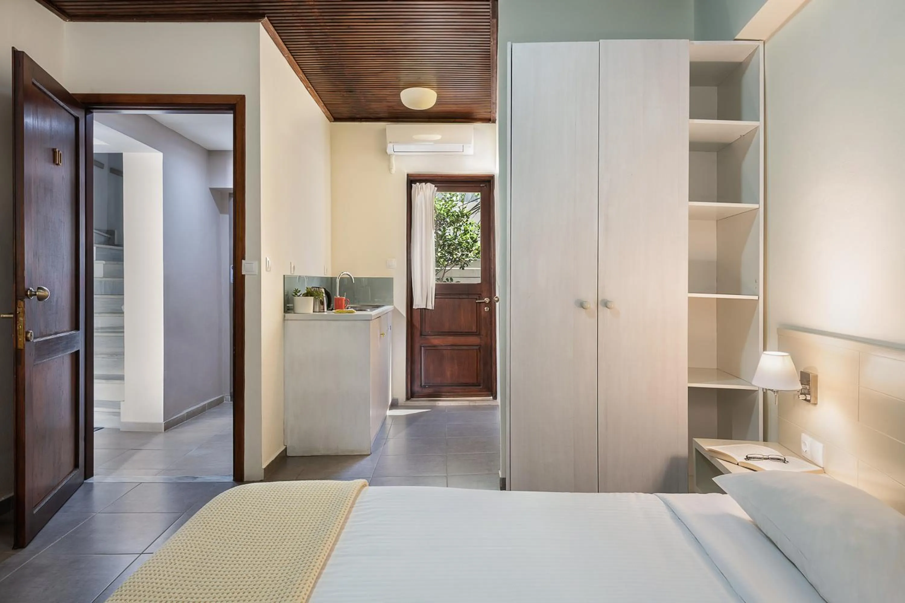 Bed in Magia Apartments