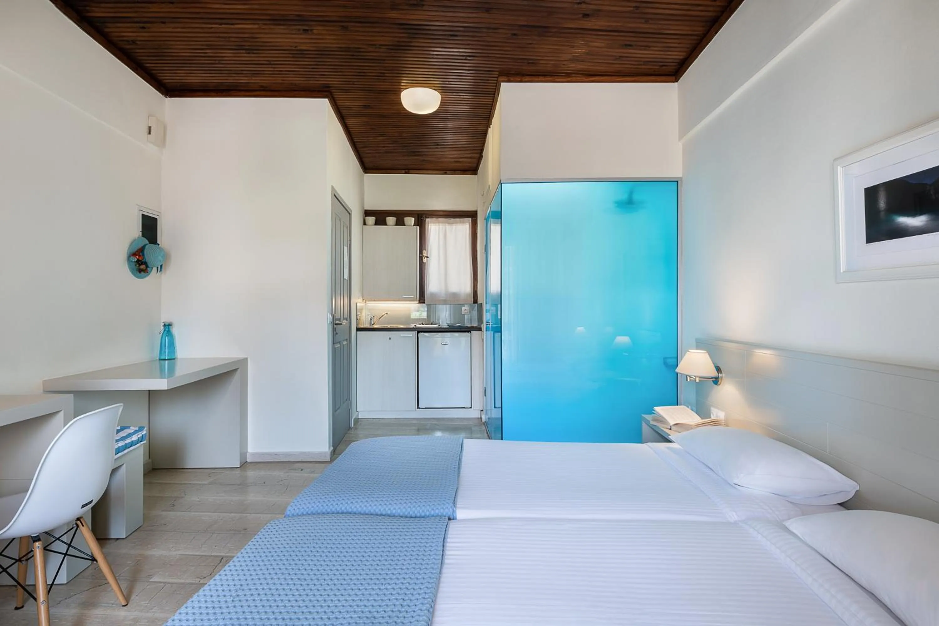 Bed in Magia Apartments