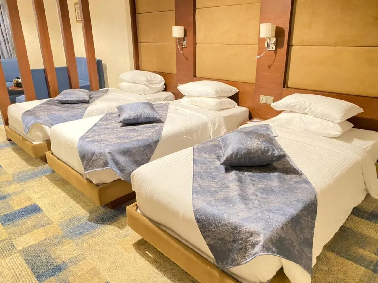 Triple Room with Balcony in Hyksos Hotel Triple Room with Balcony in Hyksos Hotel