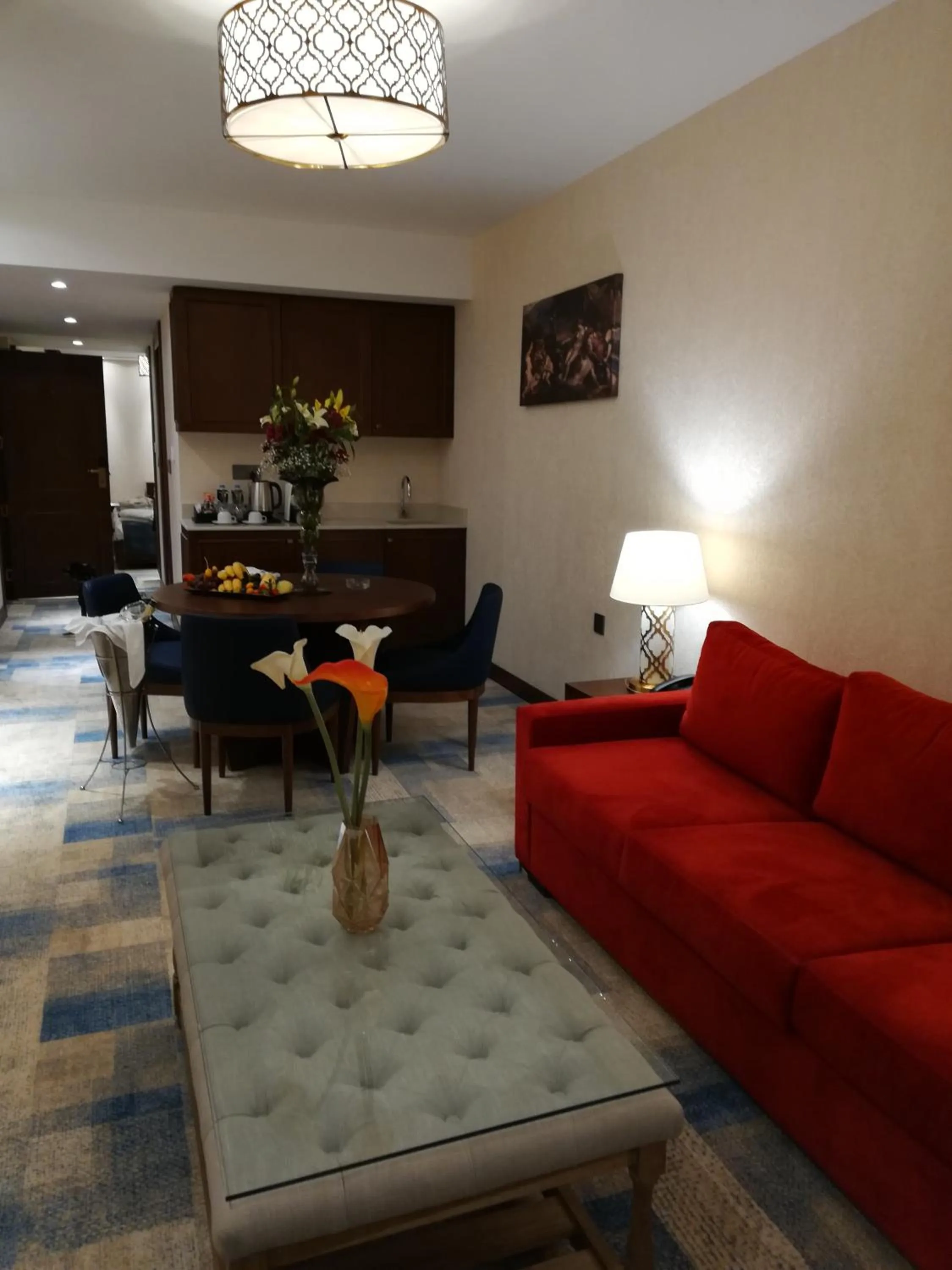 Kitchen or kitchenette in Hyksos Hotel