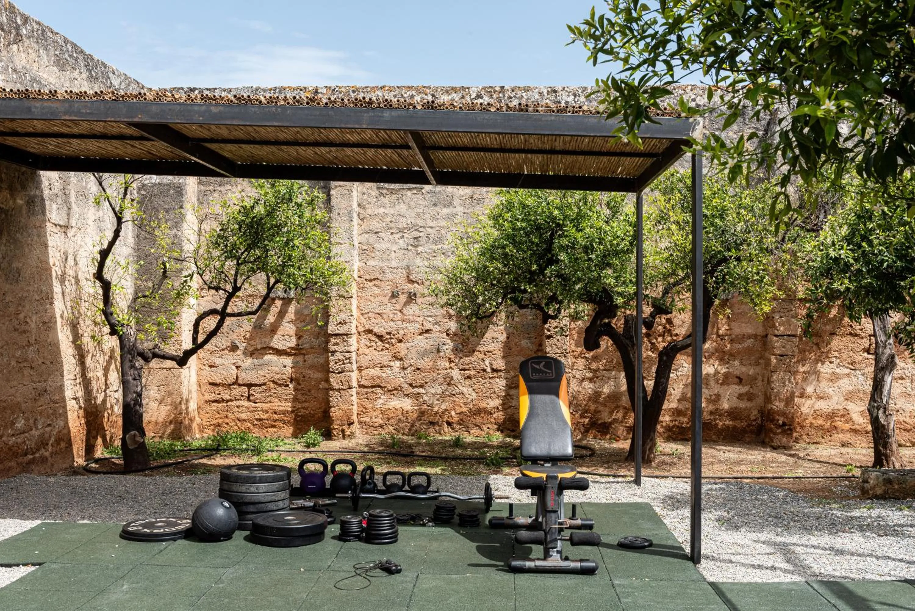 Fitness centre/facilities in Masseria Borgo San Marco
