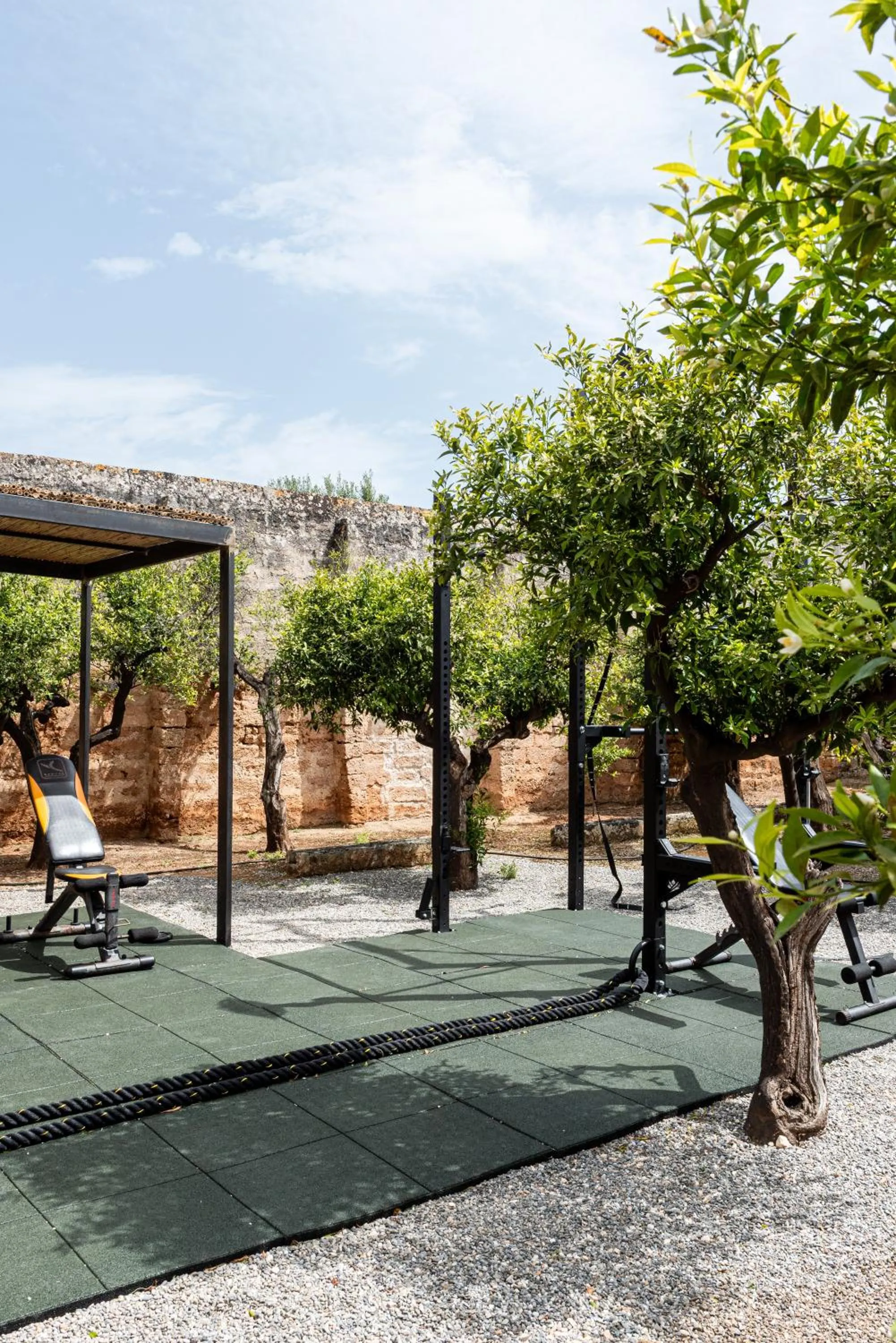 Fitness centre/facilities in Masseria Borgo San Marco
