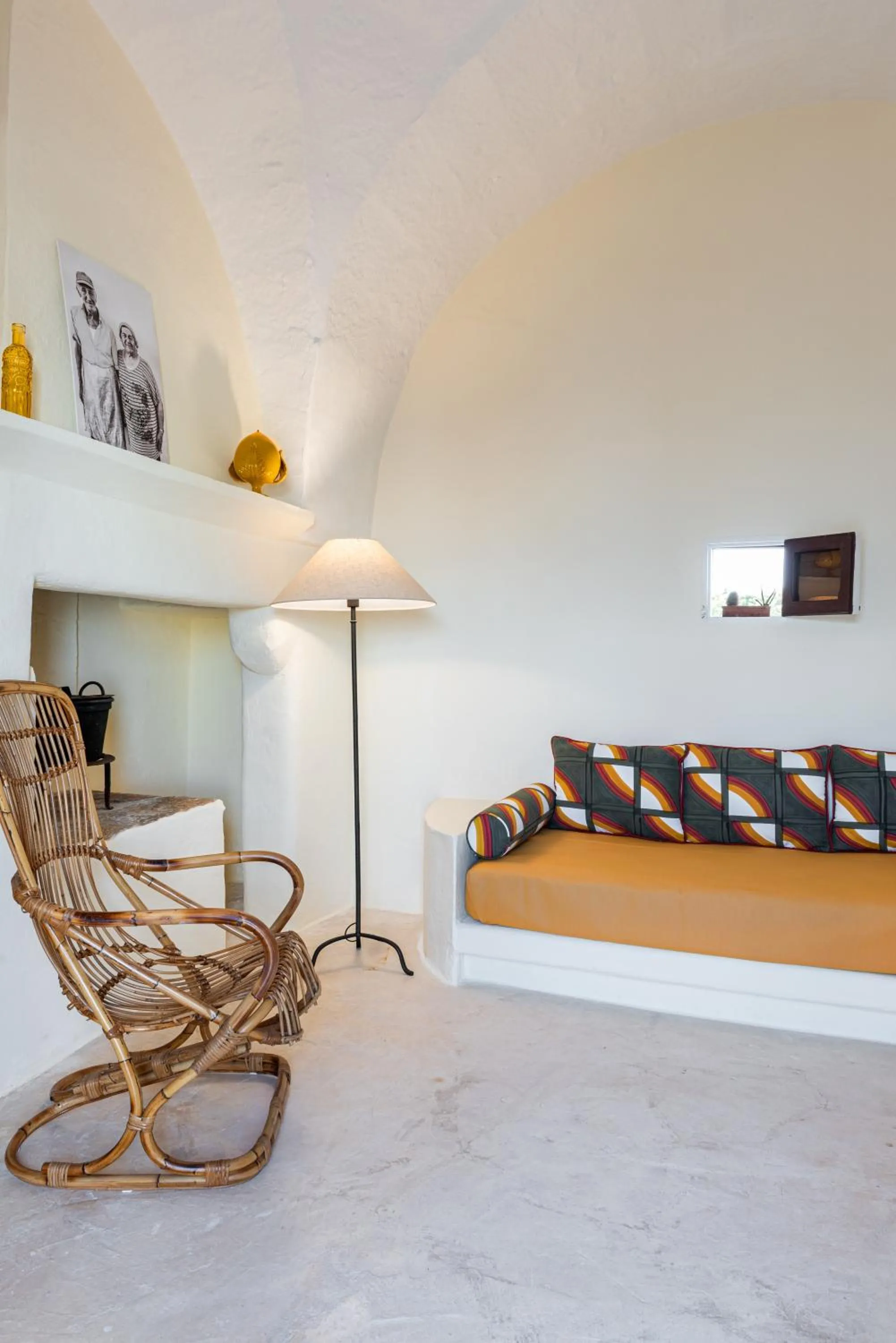 Living room in Masseria Borgo San Marco