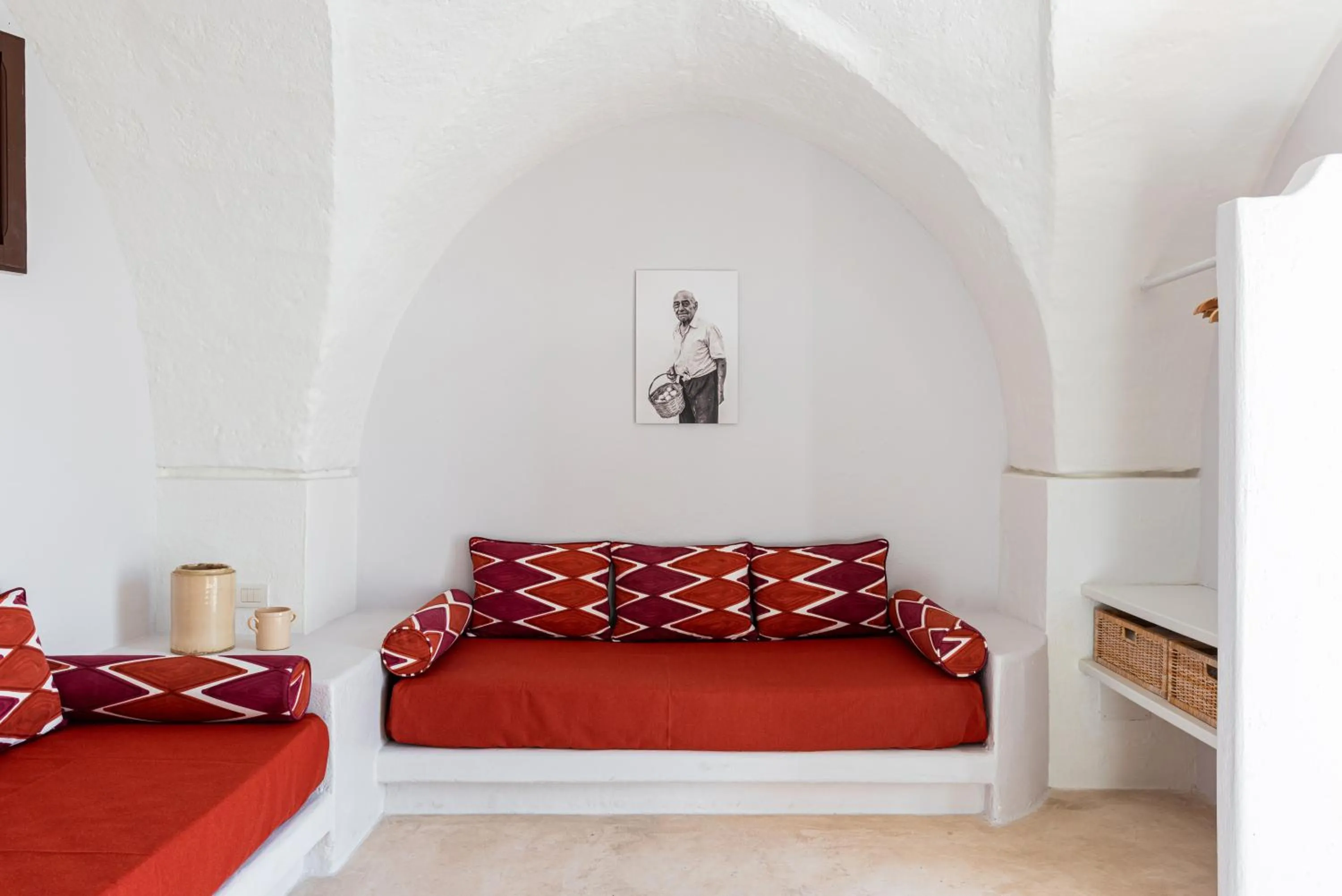 Living room, Bed in Masseria Borgo San Marco